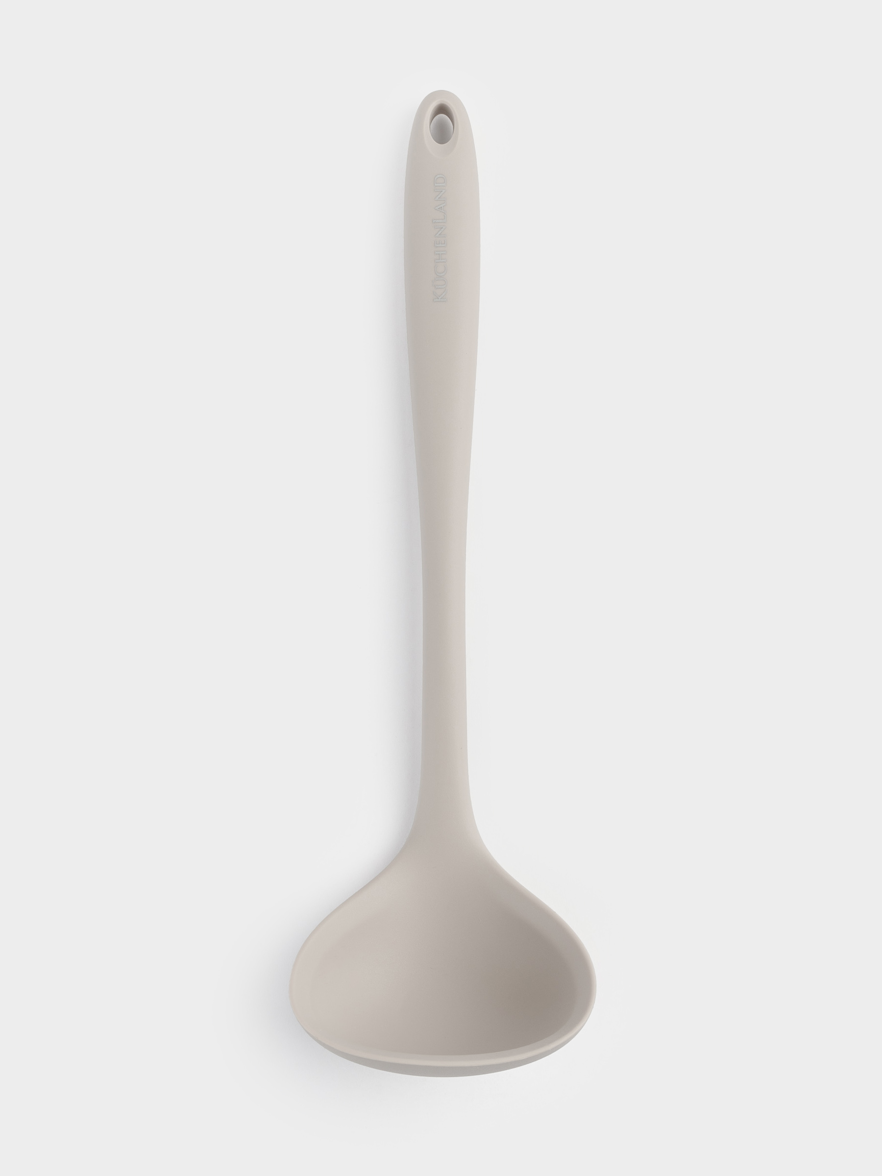 Ladle, 30 cm, silicone / nylon, beige, benefit, image-1