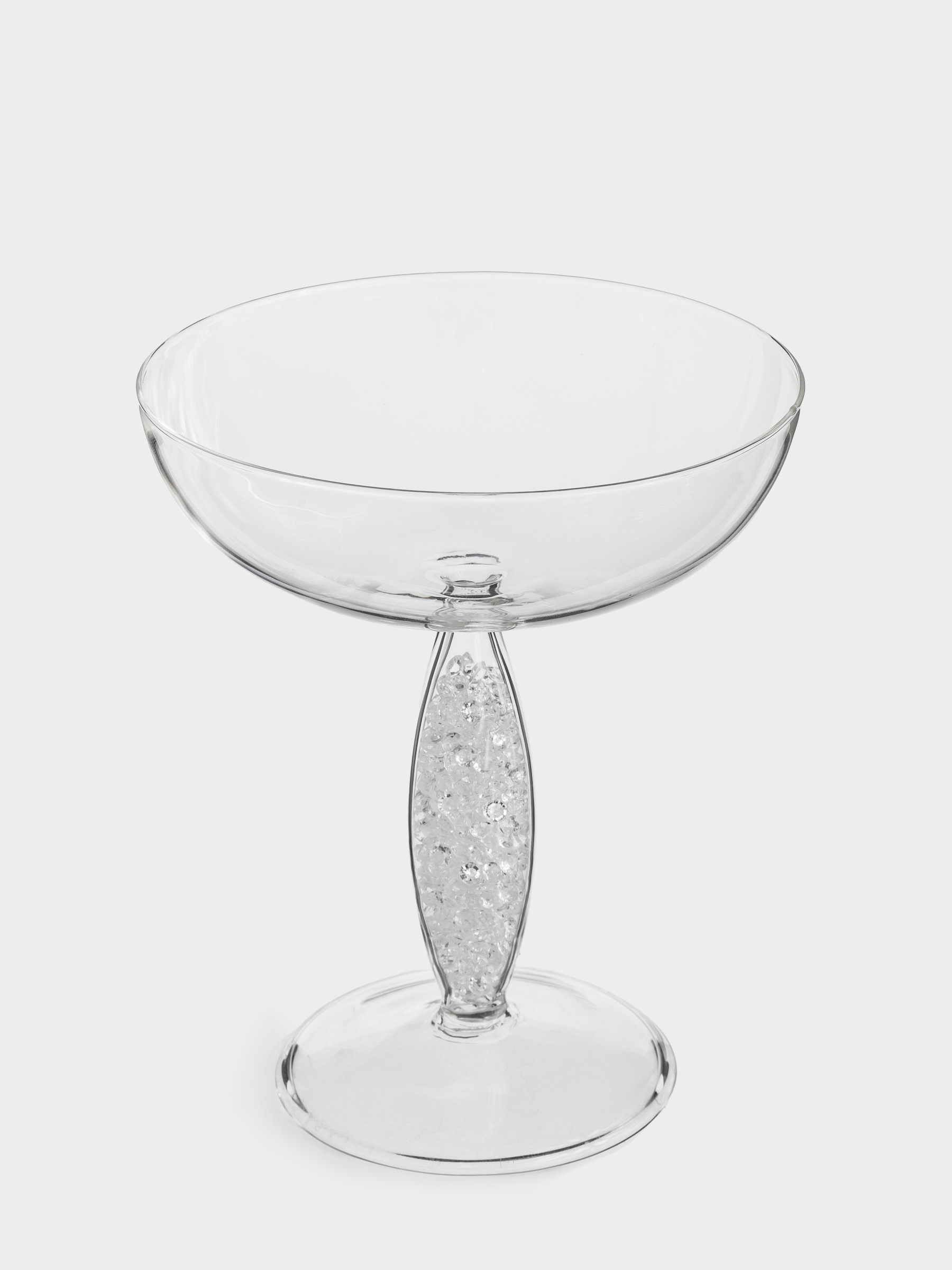 Drinking glass, 220 ml, glass, with crystals inside, Favor crystal, image-1