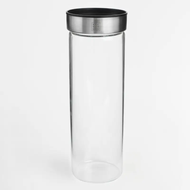 Food jar, 1.4 l, glass B/plastic, Comfort
