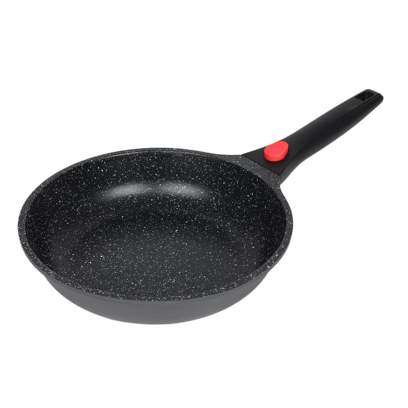 Frying pan, 24 cm, removable handle, coated, aluminum, Solution Red 2