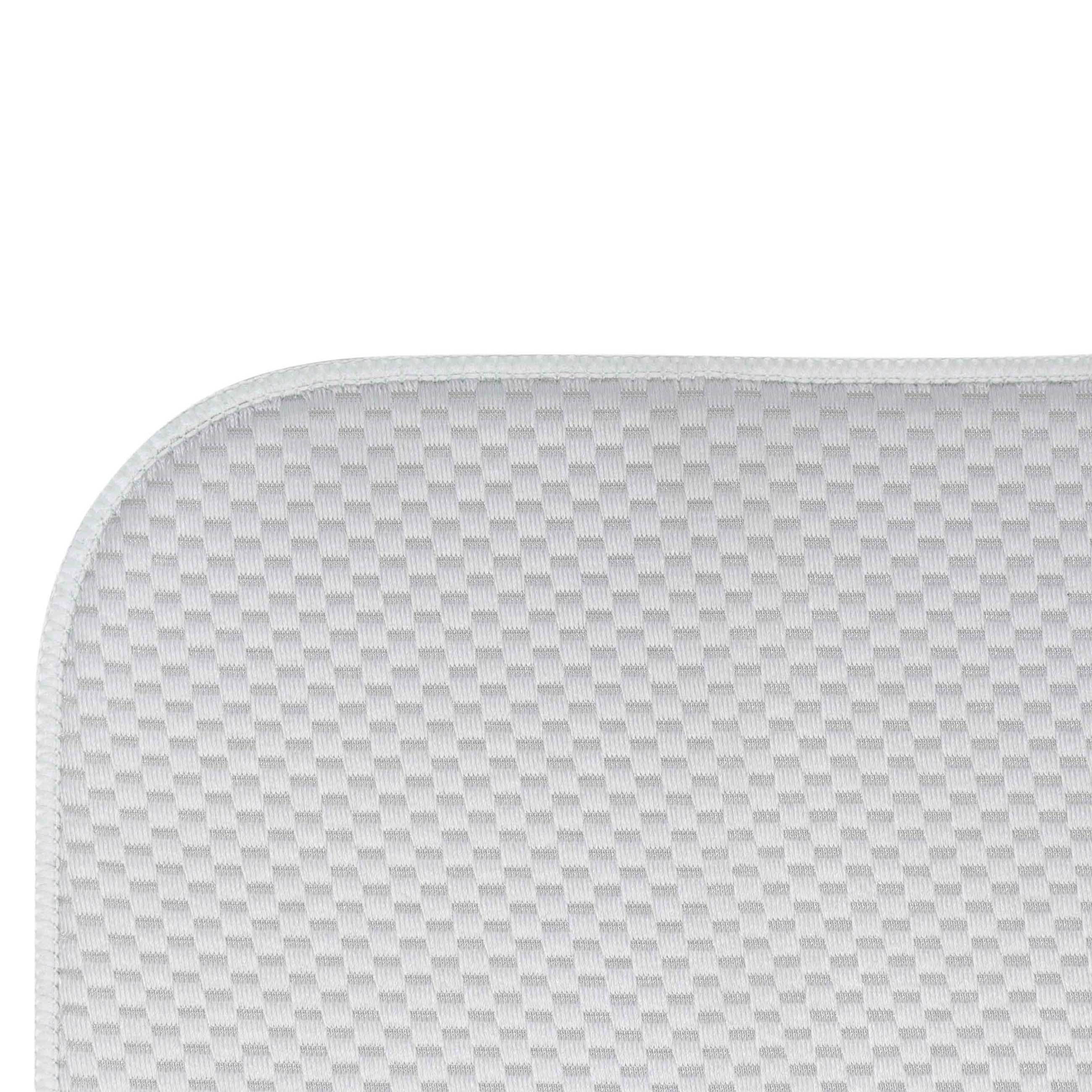 Dish drying mat, 44x44 cm, microfiber, grey, Clean
