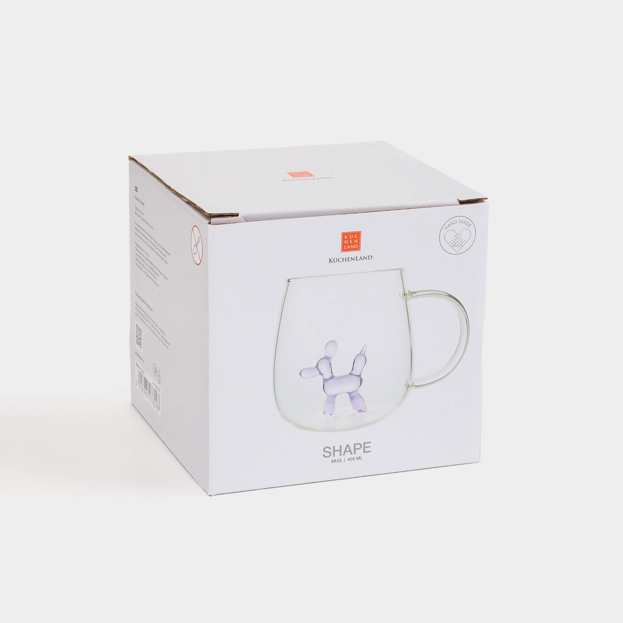 Mug, 400 ml, Glass B, Dog, Shape, image-3