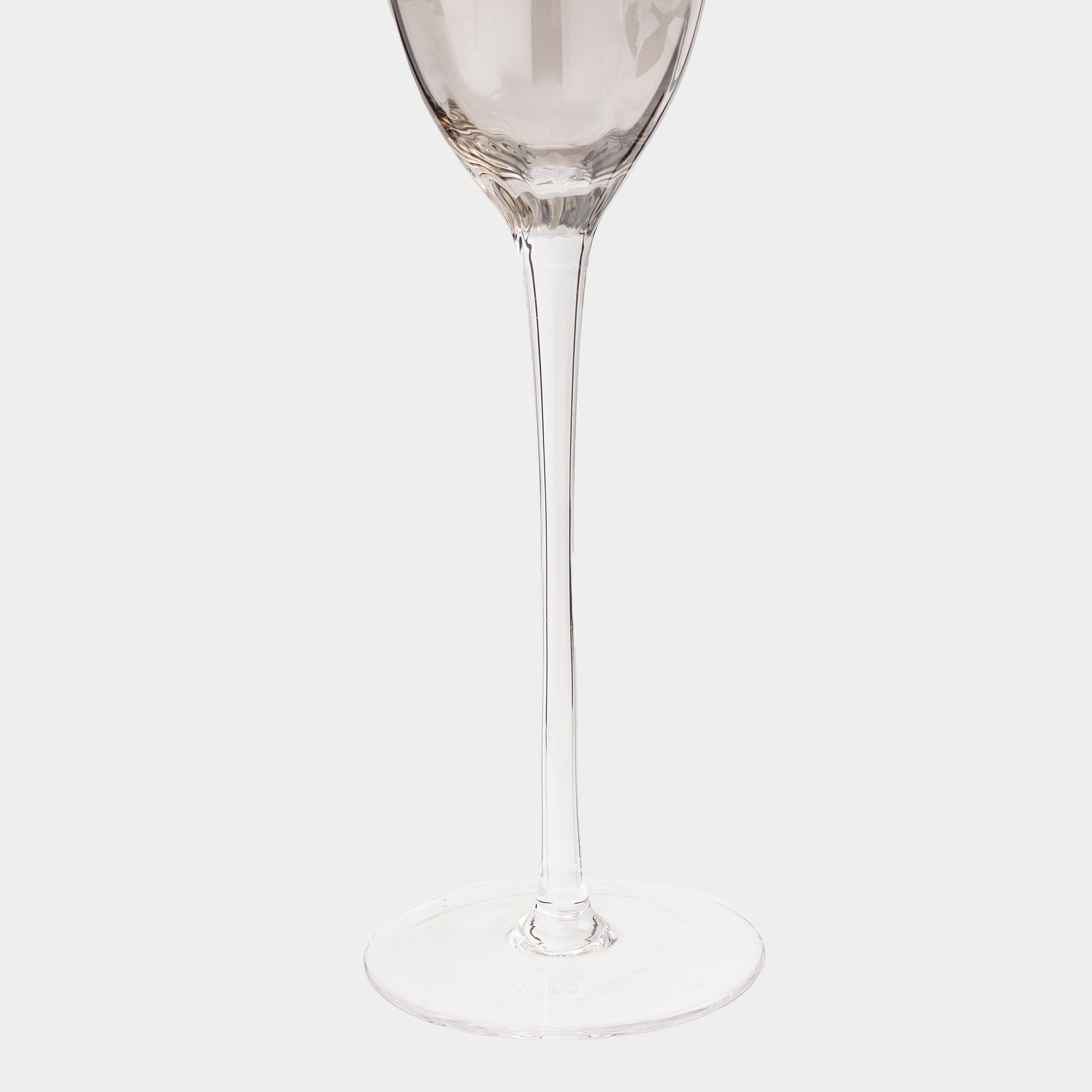 Champagne glass, 210 ml, 2 pcs, glass, grey, Filo R color, image-2