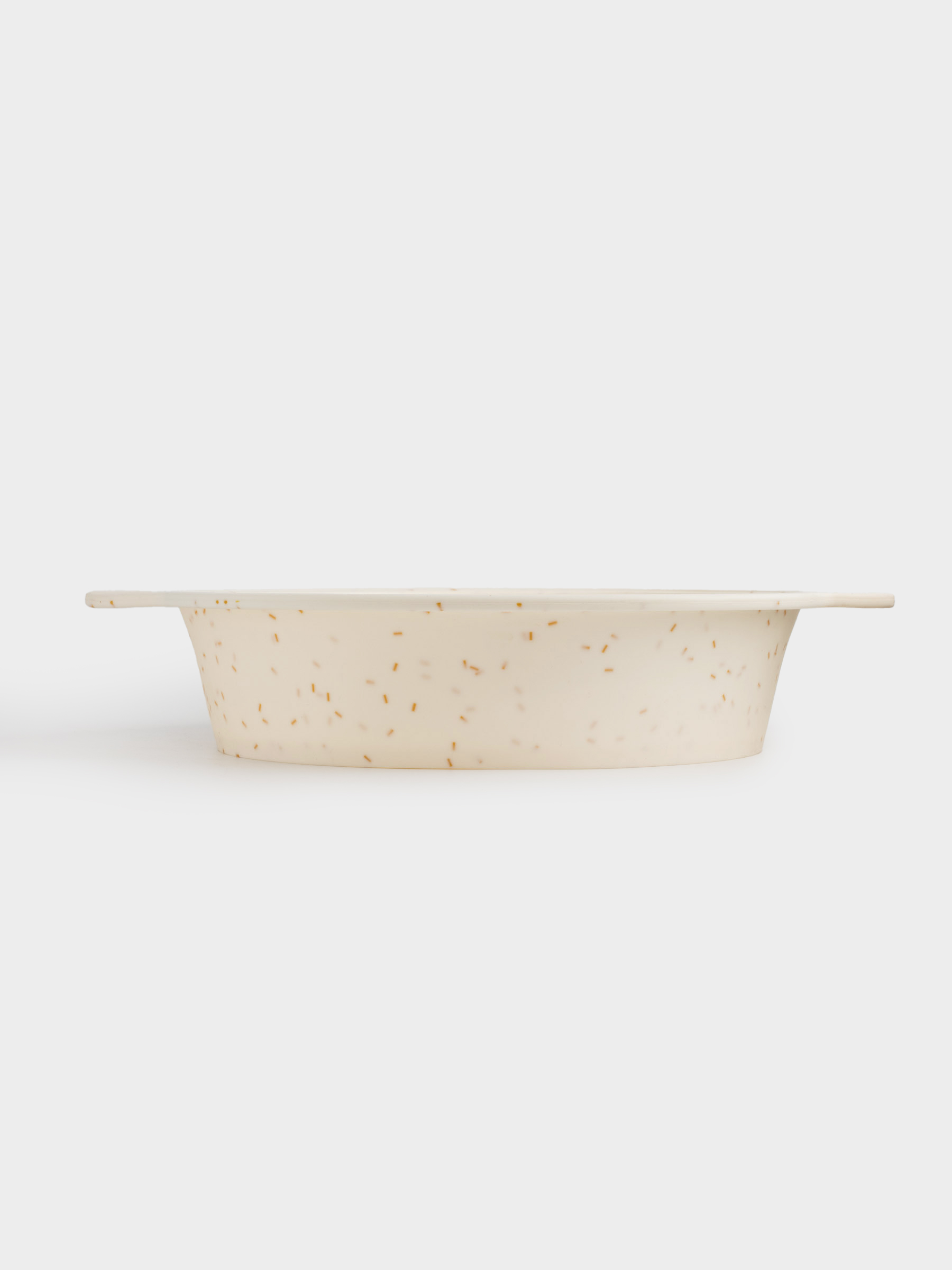 Baking dish, 25 cm, silicone / steel, round, milk, speckled, Bakery speckled, image-7