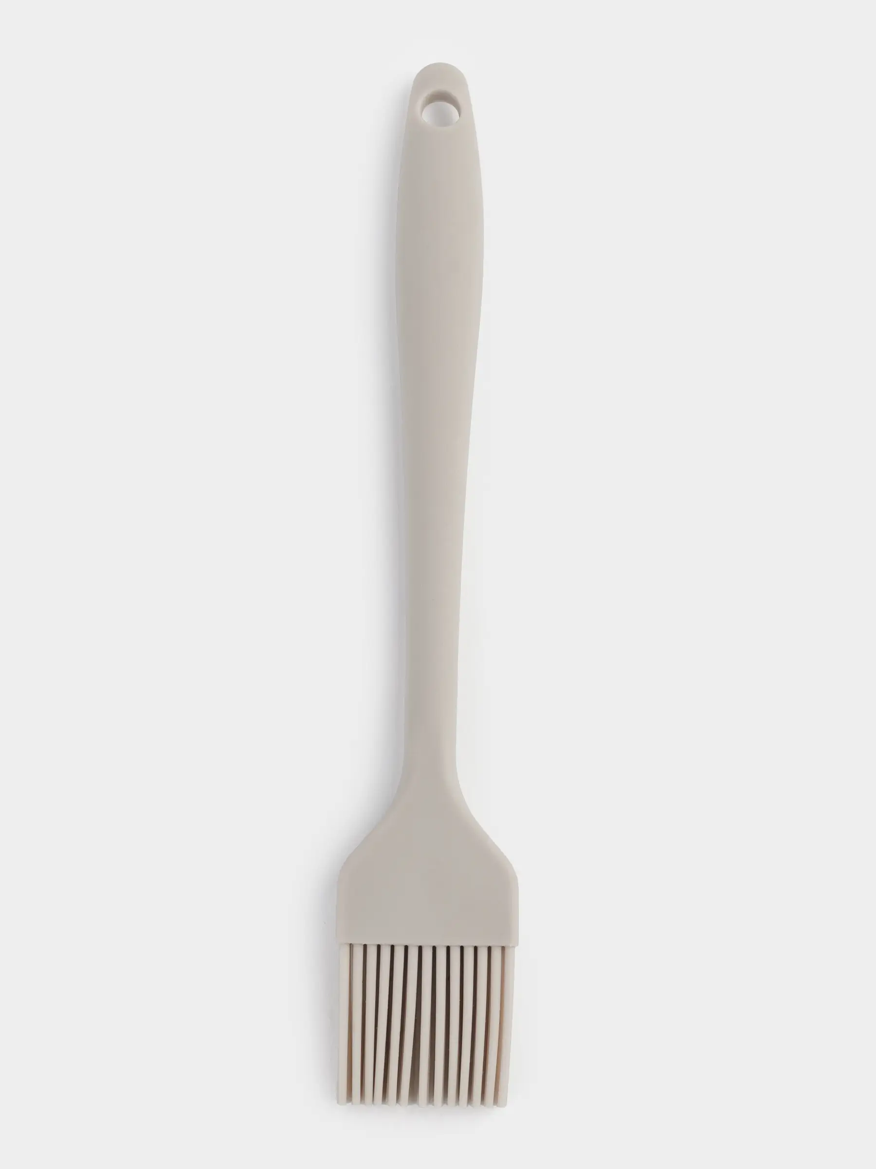 Cooking brush, 21 cm, silicone / nylon, beige, Benefit