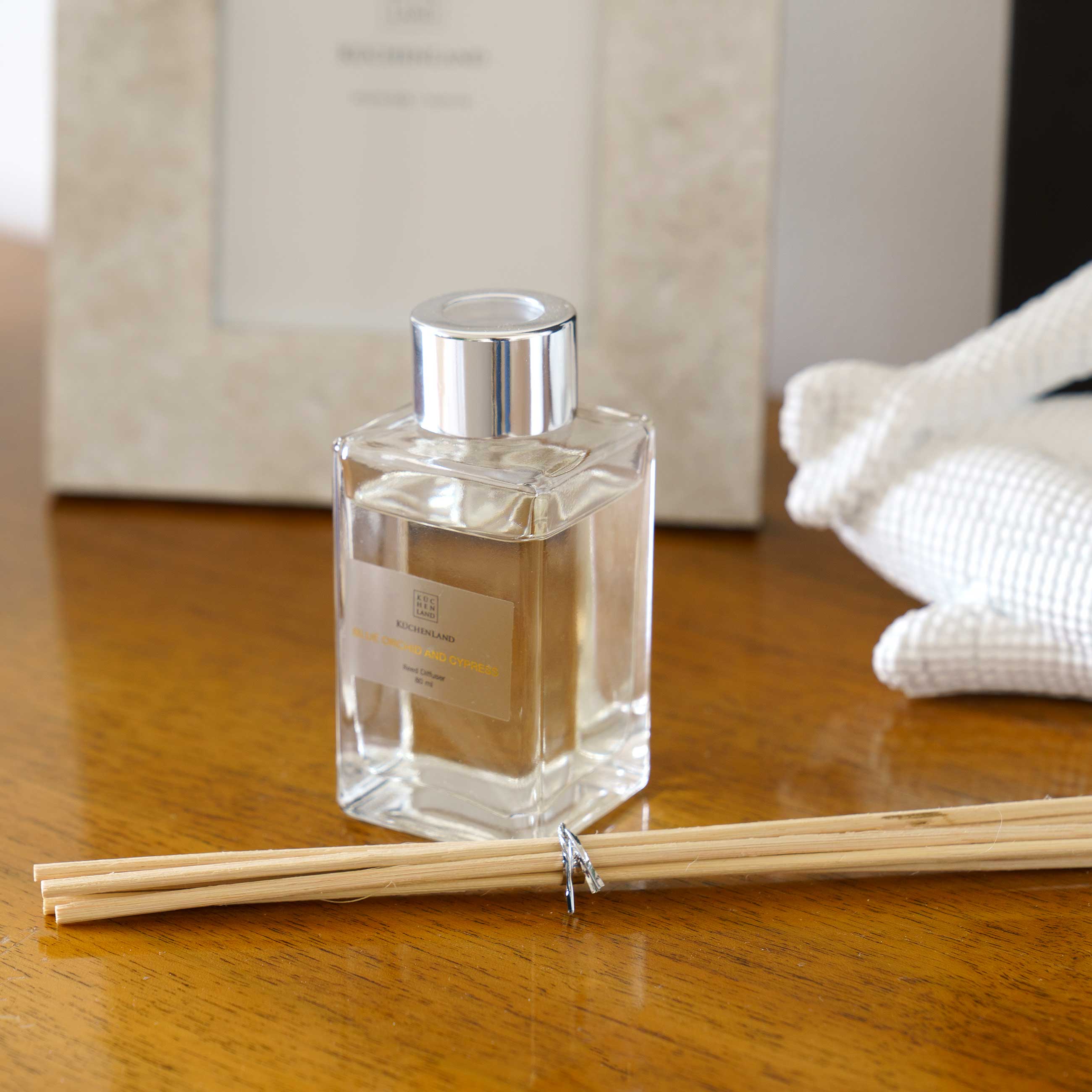 Aroma diffuser, 80 ml, Blue orchid and cypress, Basic