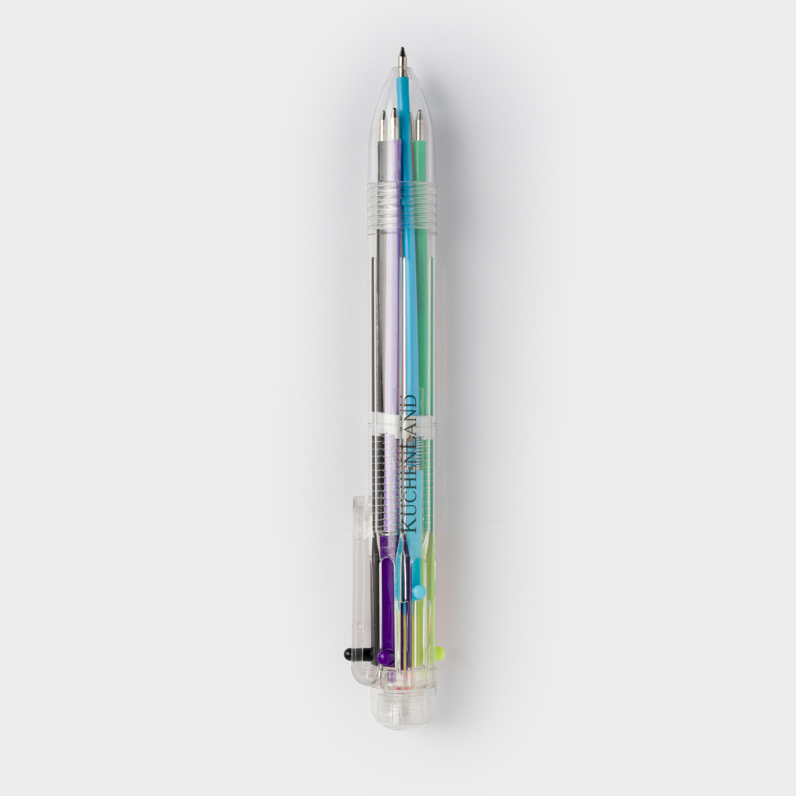Ballpoint pen, multicolor, 14 cm, 6 colors, plastic, Draw, image-5