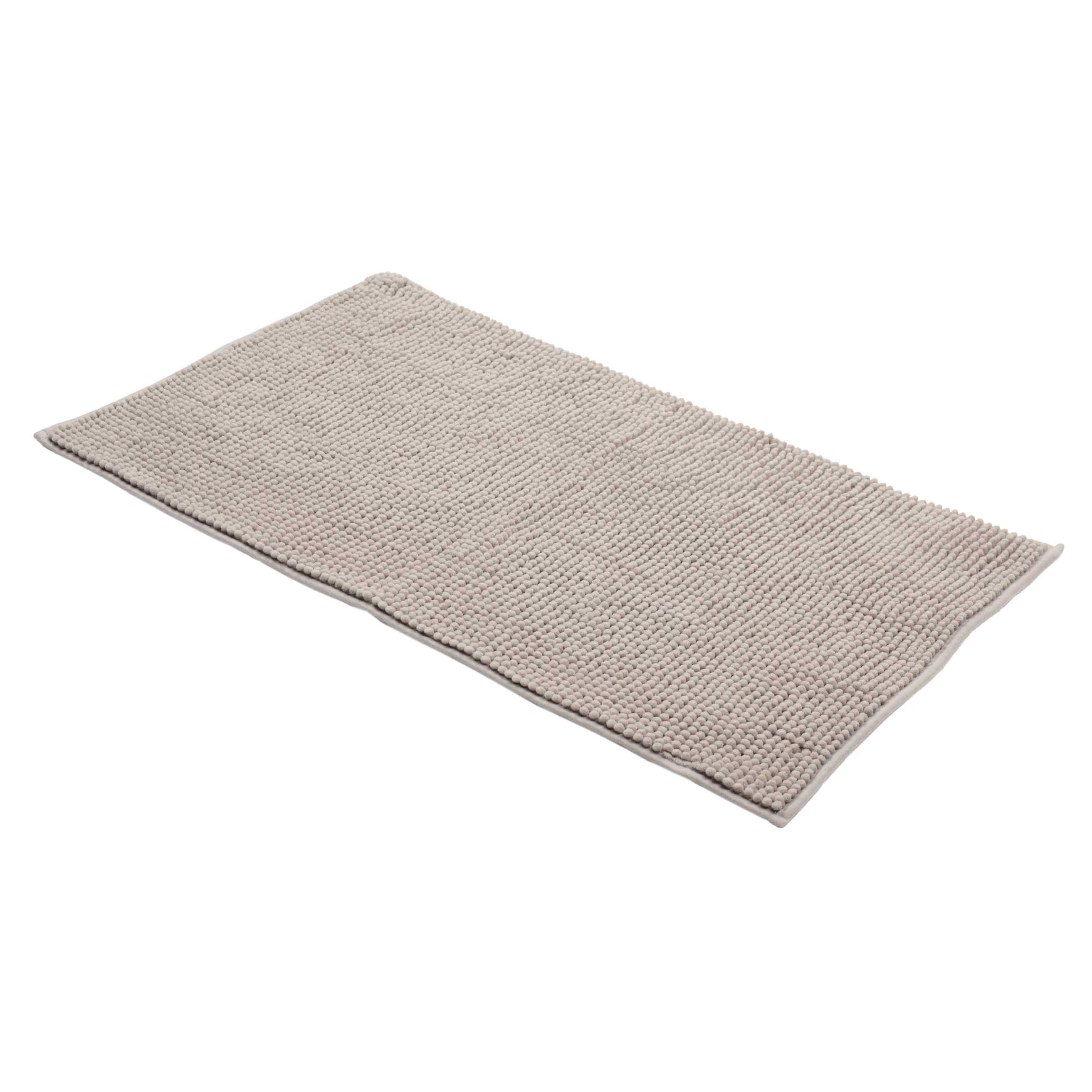 Mat, 50x80 cm, polyester, grey, Hillock, image-1