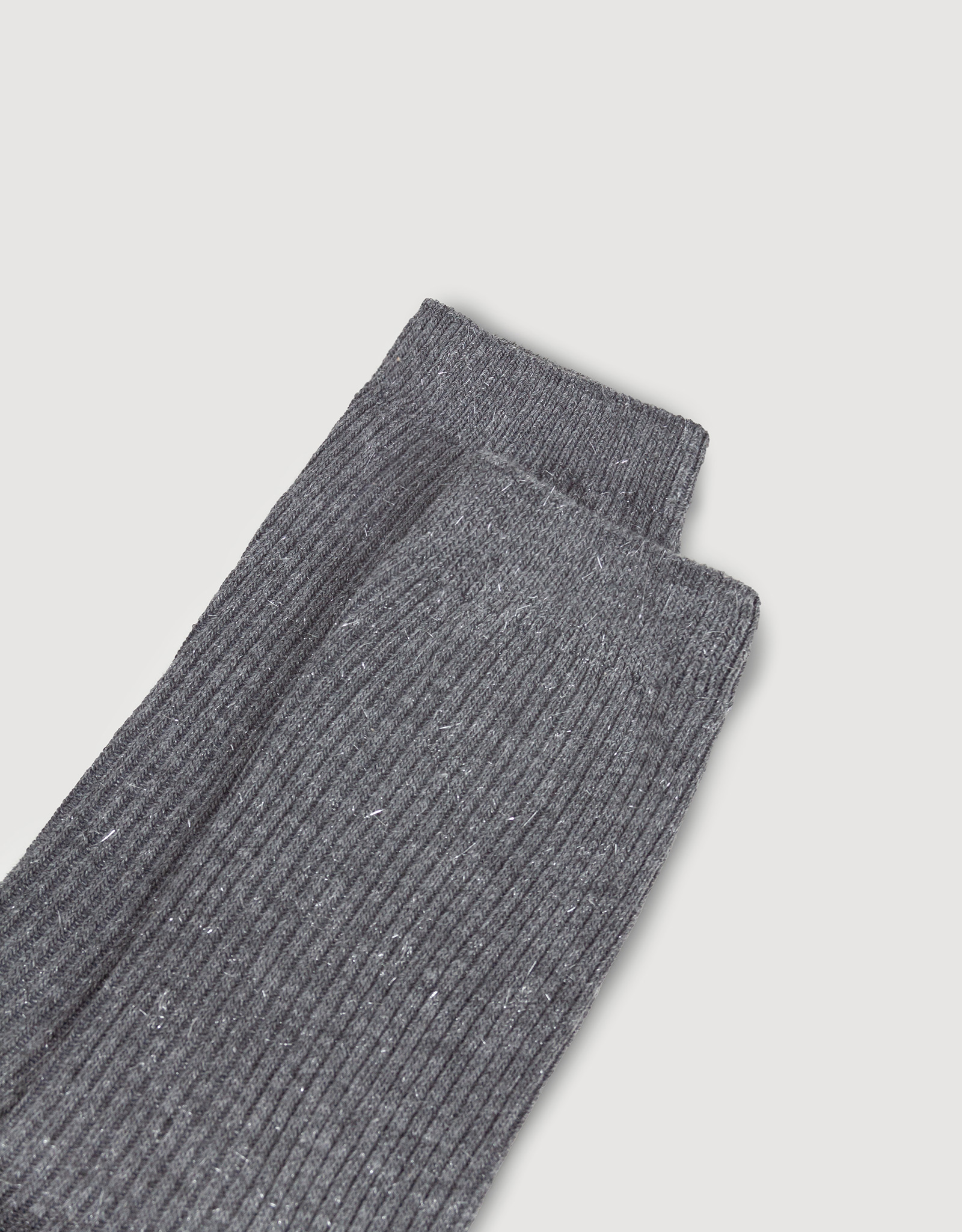 Women's socks, p. 35-38, cotton / polyester, dark gray, Rubchik