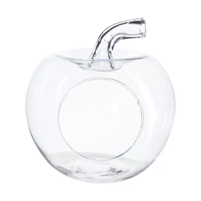 Candy bowl, 21x19 cm, glass, Apple, Clear ,image-0