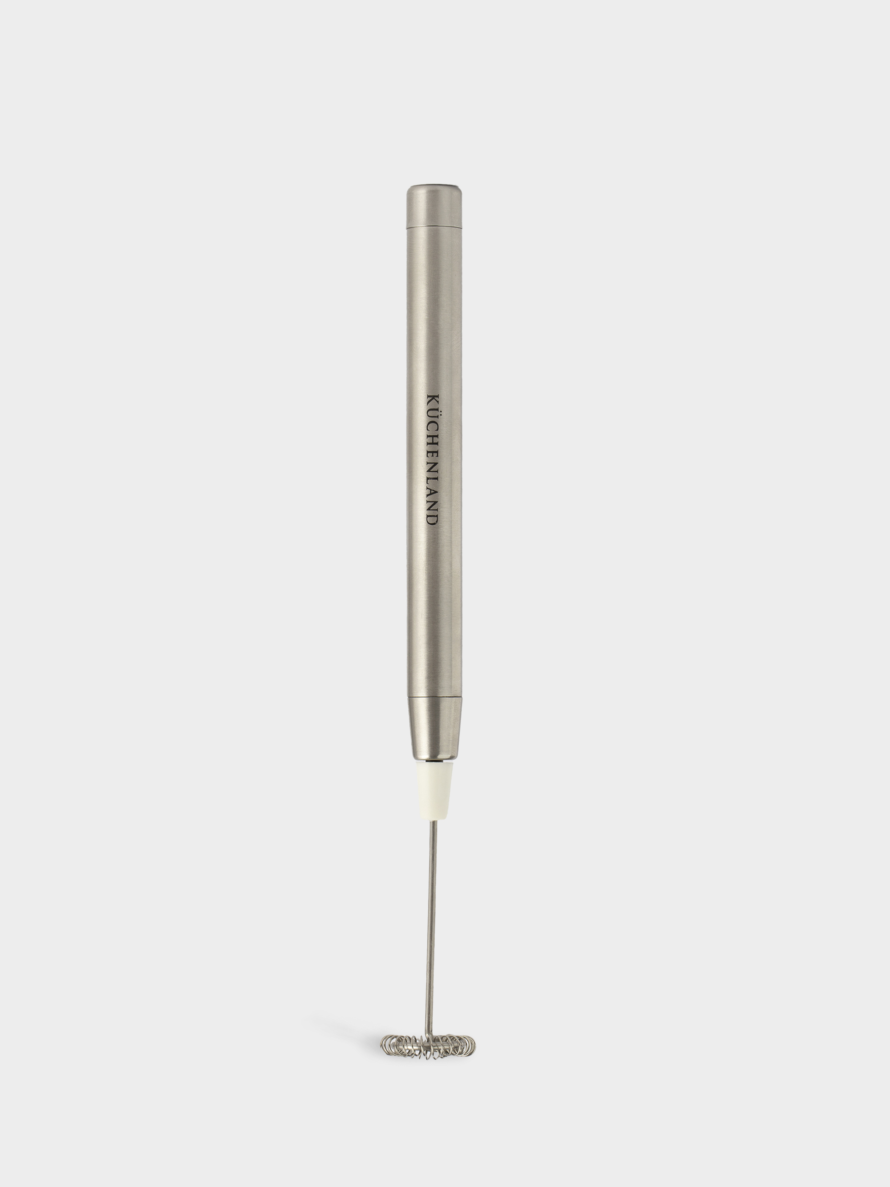 Milk frother, 21 cm, submersible, steel, Beige, Cappuccino, image-0