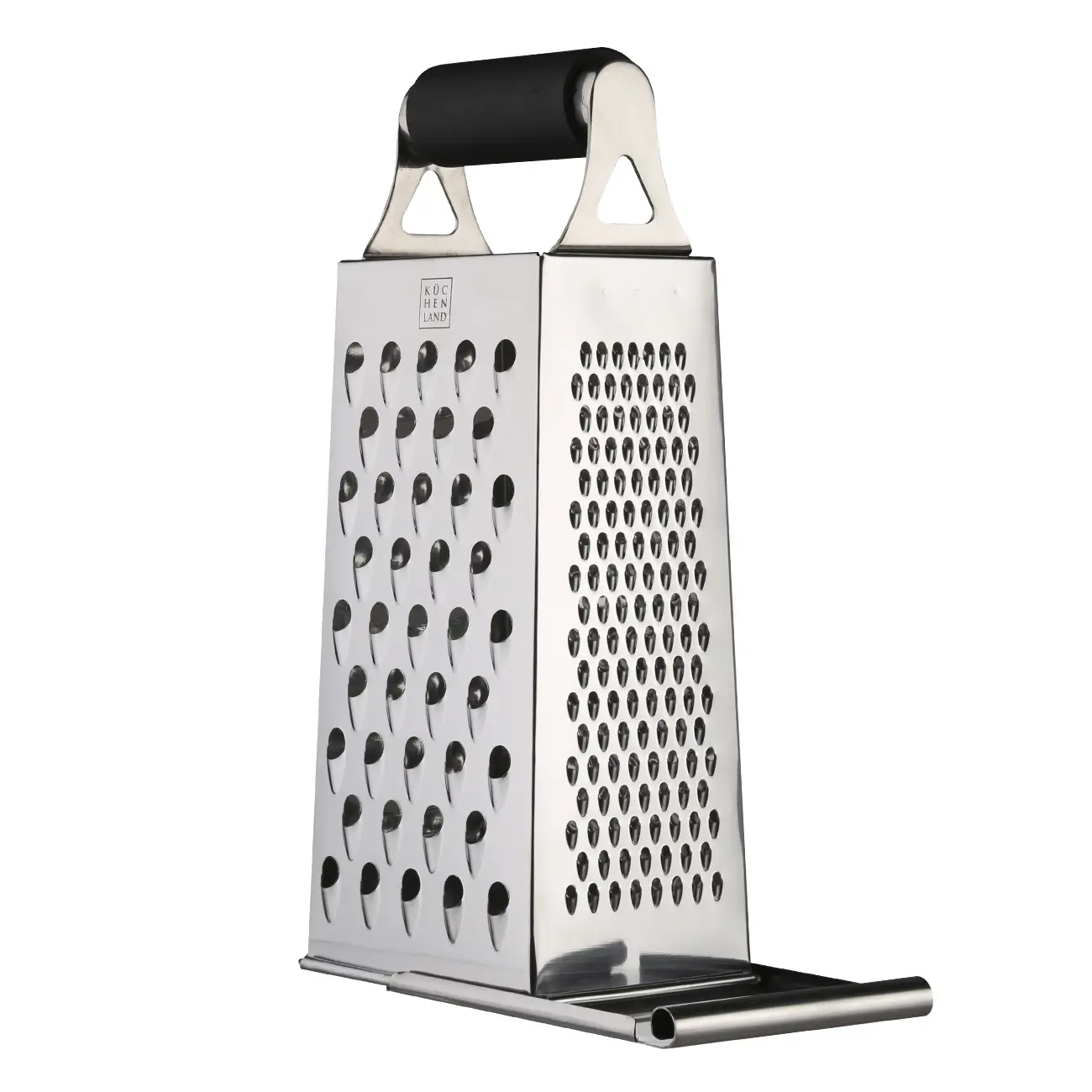 Grater, 24 cm, four-sided, black, Kitchen tools, image-0