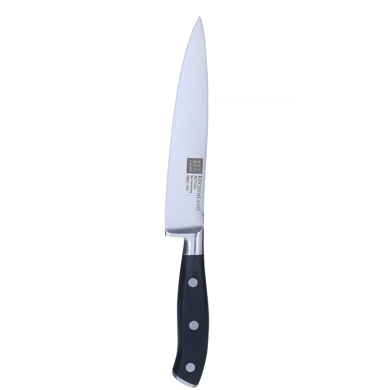 Knife set, 2 pr, steel / plastic, Actual