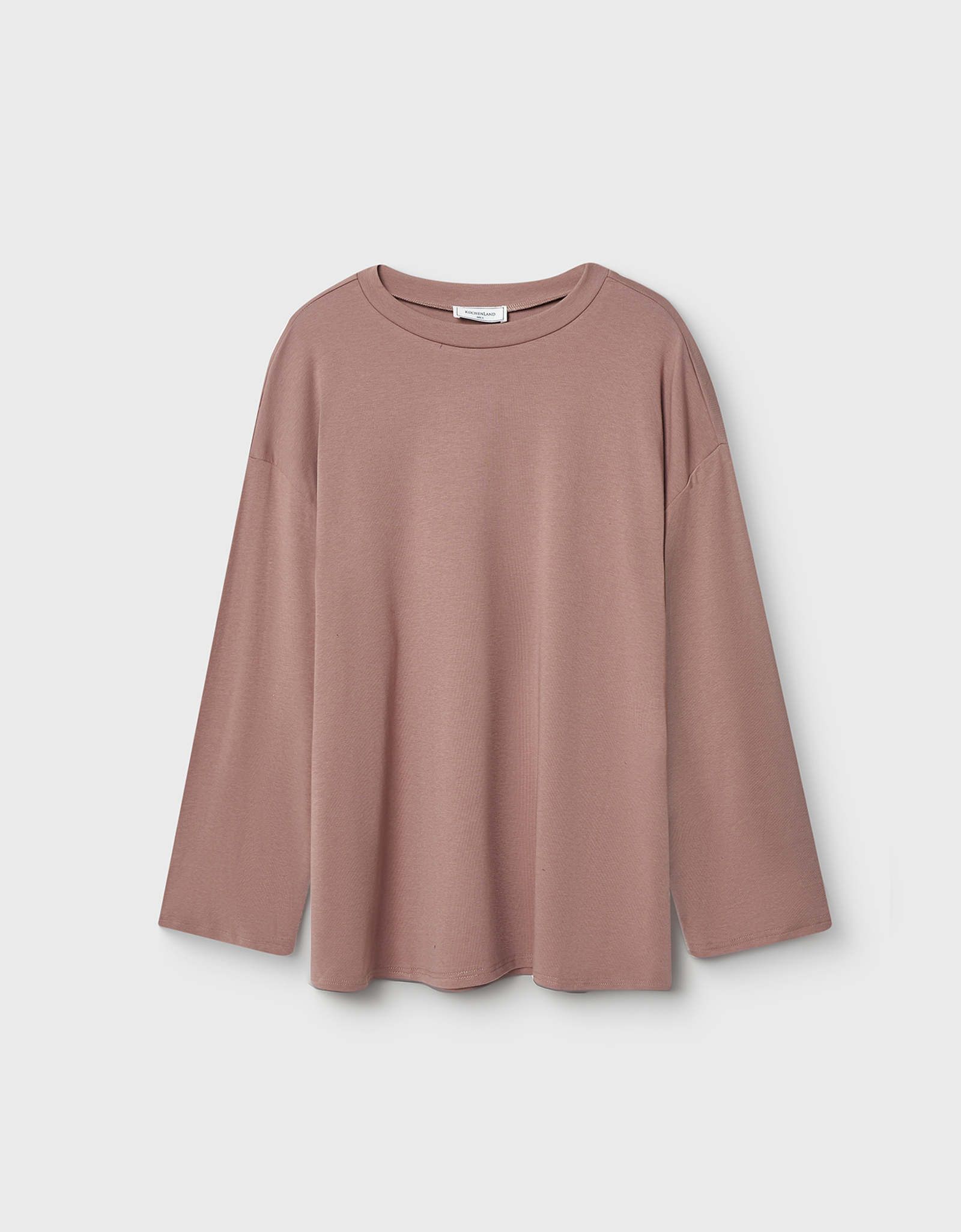 Women's long sleeve, home - made, size S, cotton / viscose/spandex, beige melange, Wiana, image-5