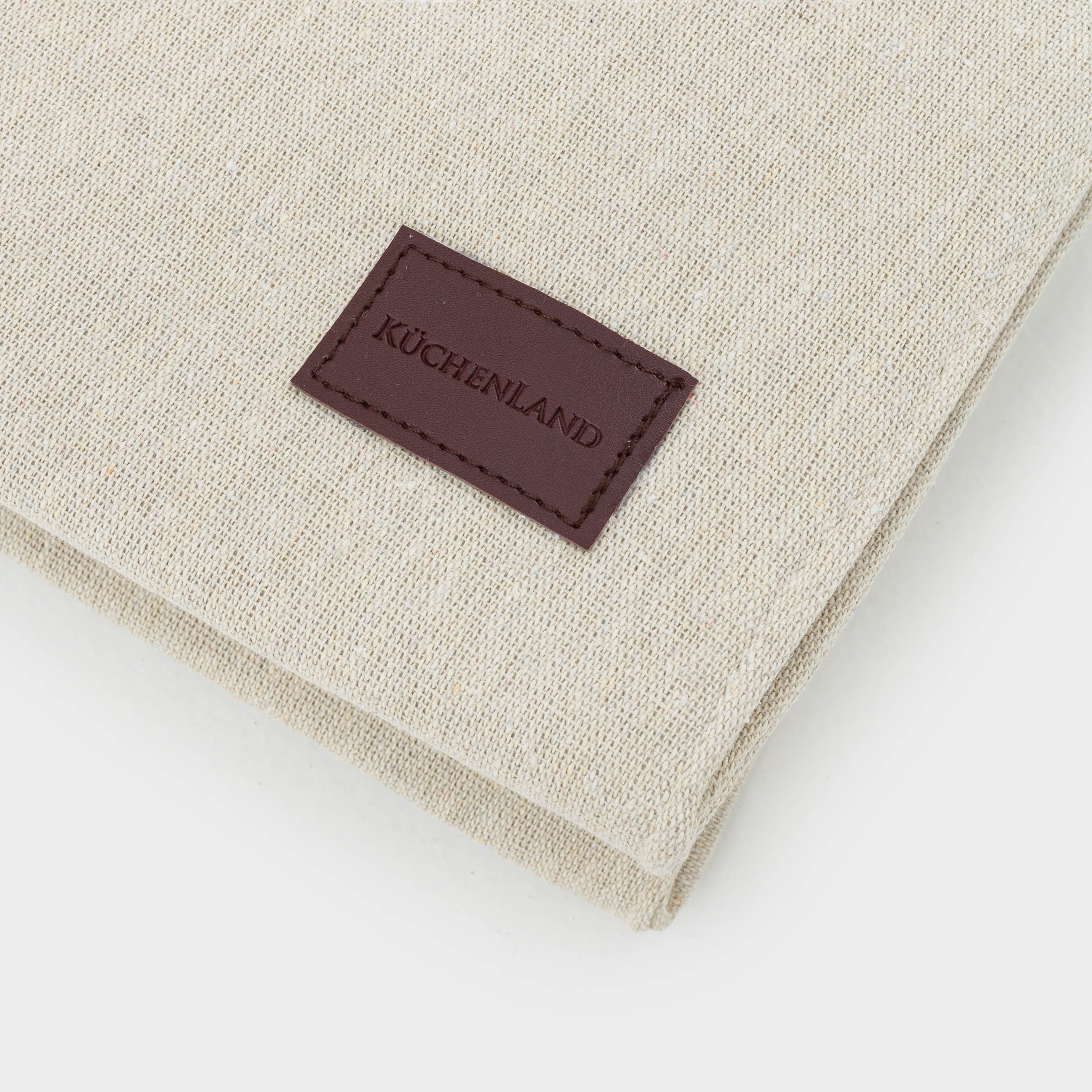 Laundry storage bag, 35x30x50 cm, canvas, rectangular, gray-beige, Solo, image-4