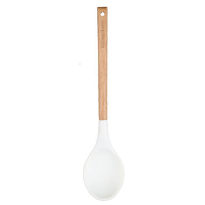 Serving spoon, 32 cm, silicone / wood, beige, Provence ,image-0