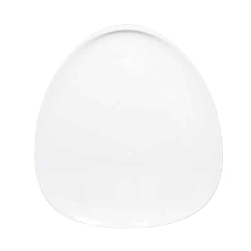 Snack plate, 23x21 cm, porcelain P, white, Synergy ,image-0