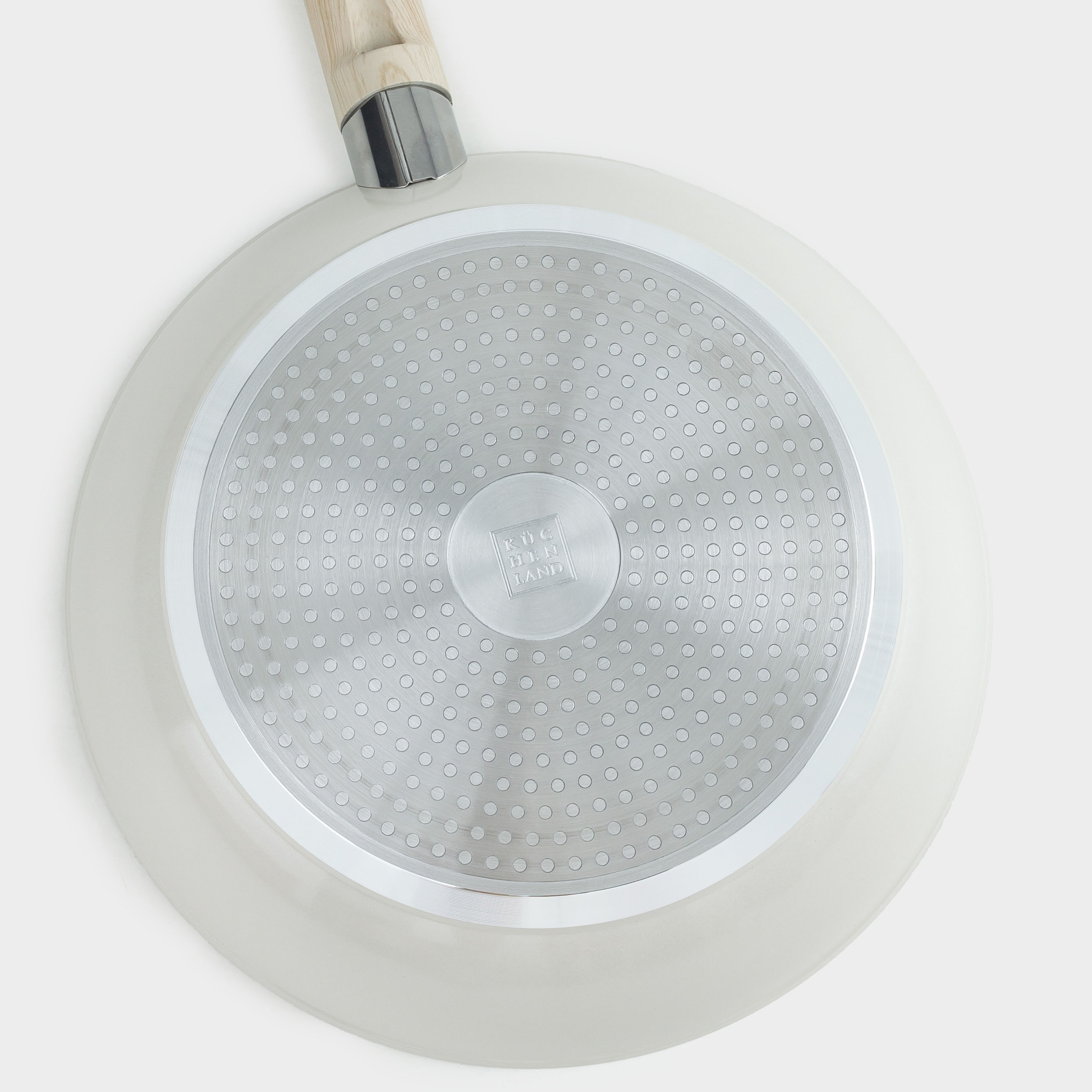 Frying pan, 28 cm, coated, aluminum, milk, Sentimentality