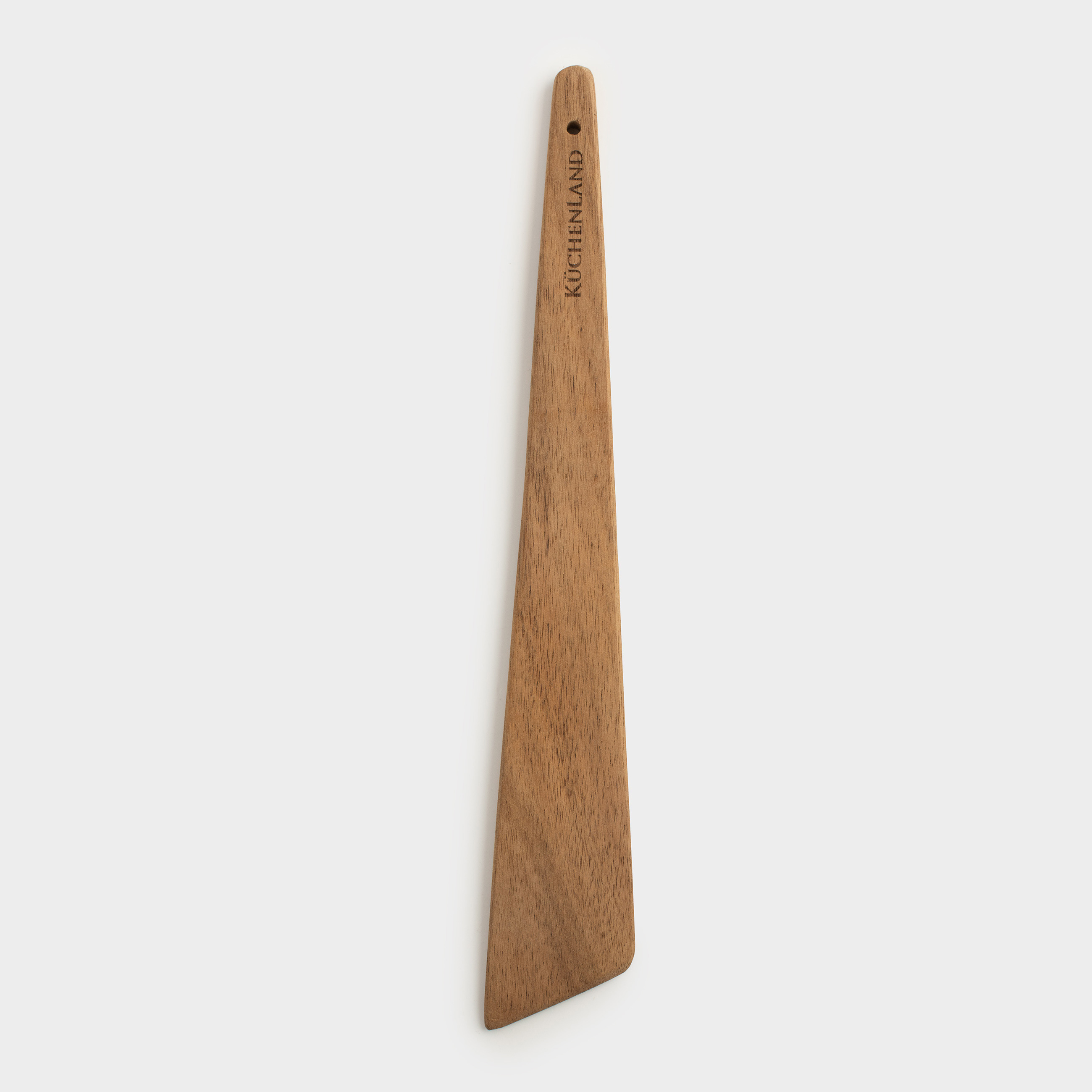 Pancake pan, 22 cm, coated, with spatula, metal / wood, cream, Crepe