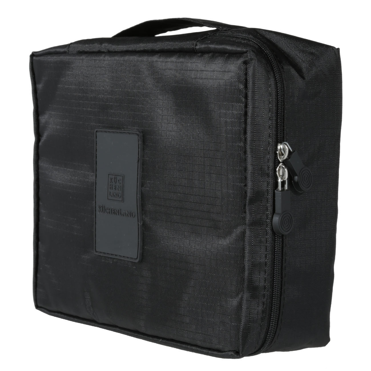 Travel cosmetic bag, 21x16 cm, polyester, black, Easy Travel
