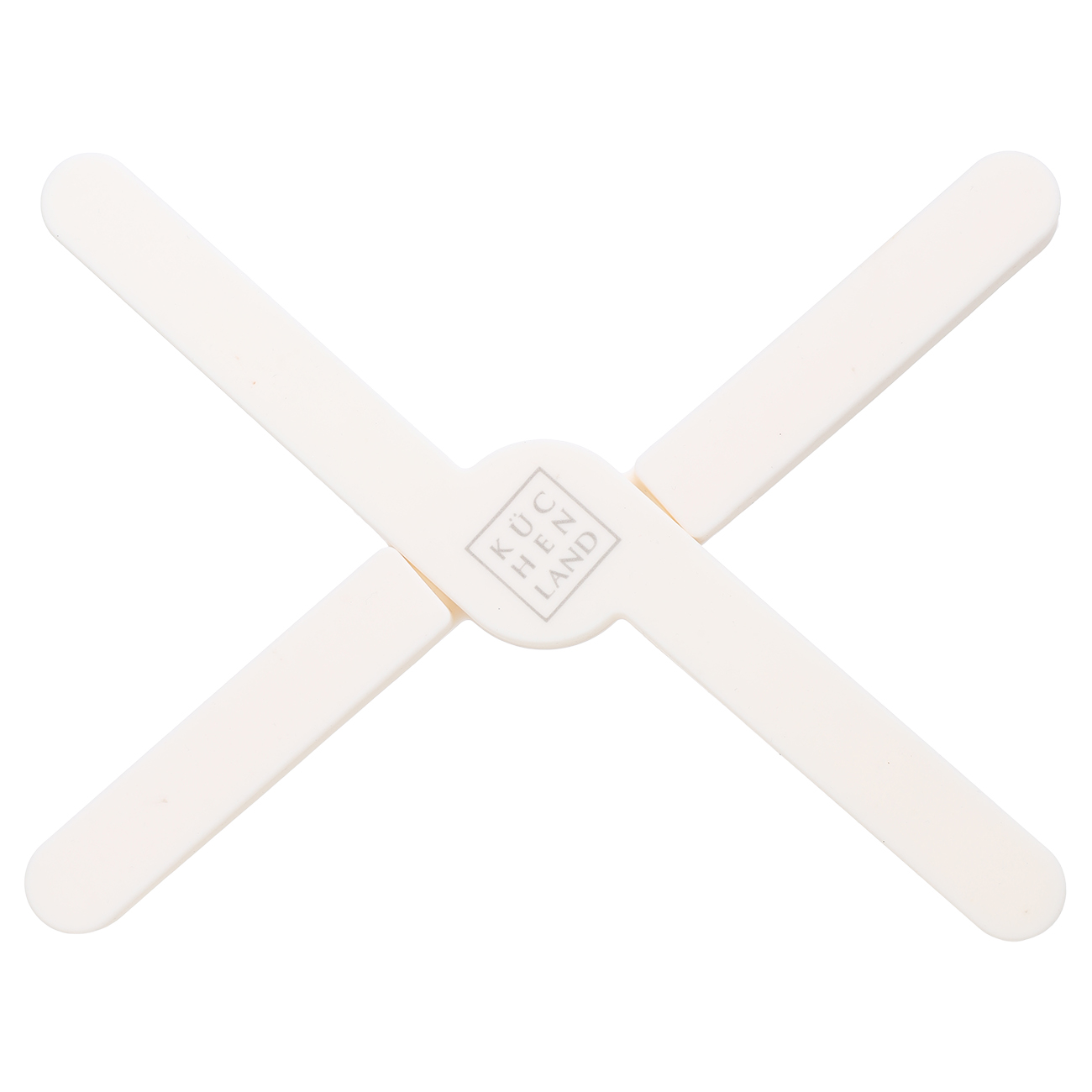 Hot plate, 21 cm, folding, silicone, Milk, Soft kitchen, image-0