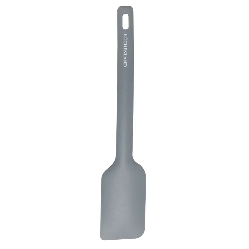 Spatula, 28 cm, silicone, grey, Grey steel ,image-0
