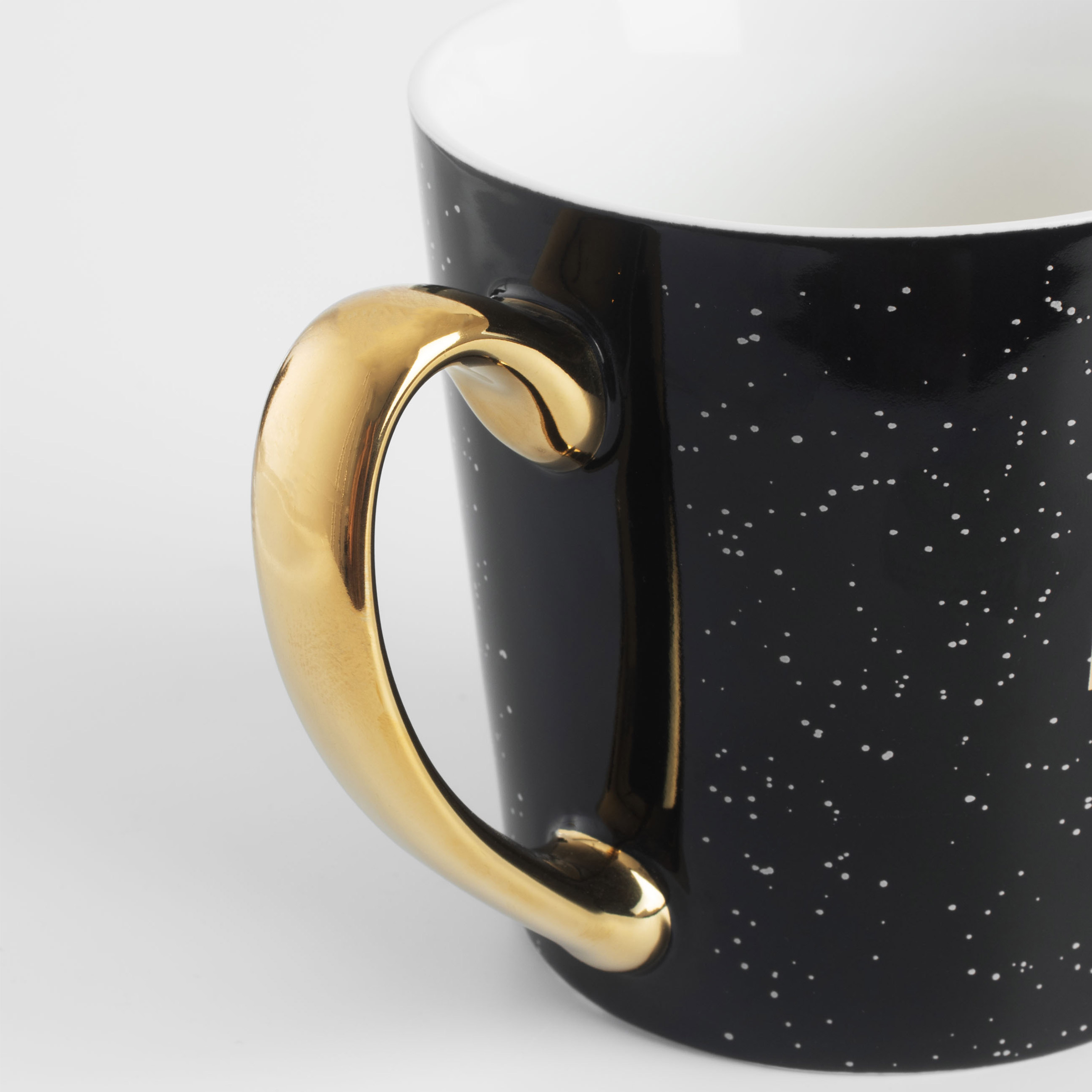 Mug, 500 ml, porcelain N, black, Scales, Zodiac, image-2