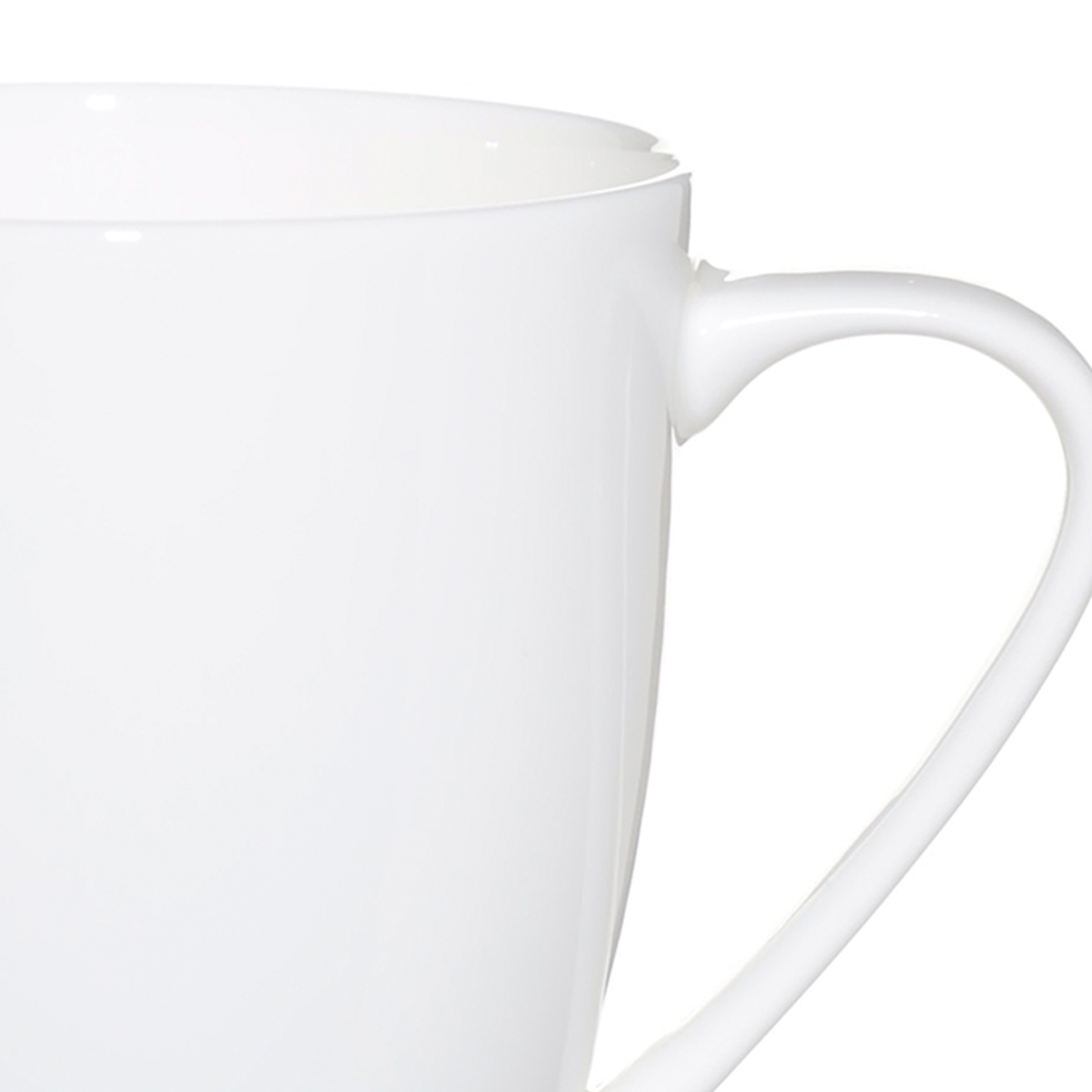 Mug, 450 ml, 6 pcs, porcelain F, white, Ideal white