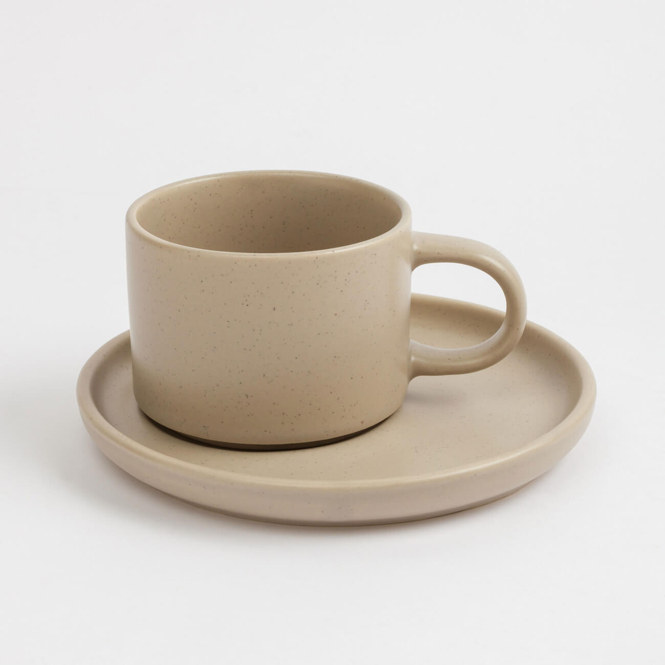 Tea pair, 1 persons, 2 items, 250 ml, porcelain N, beige, Latio