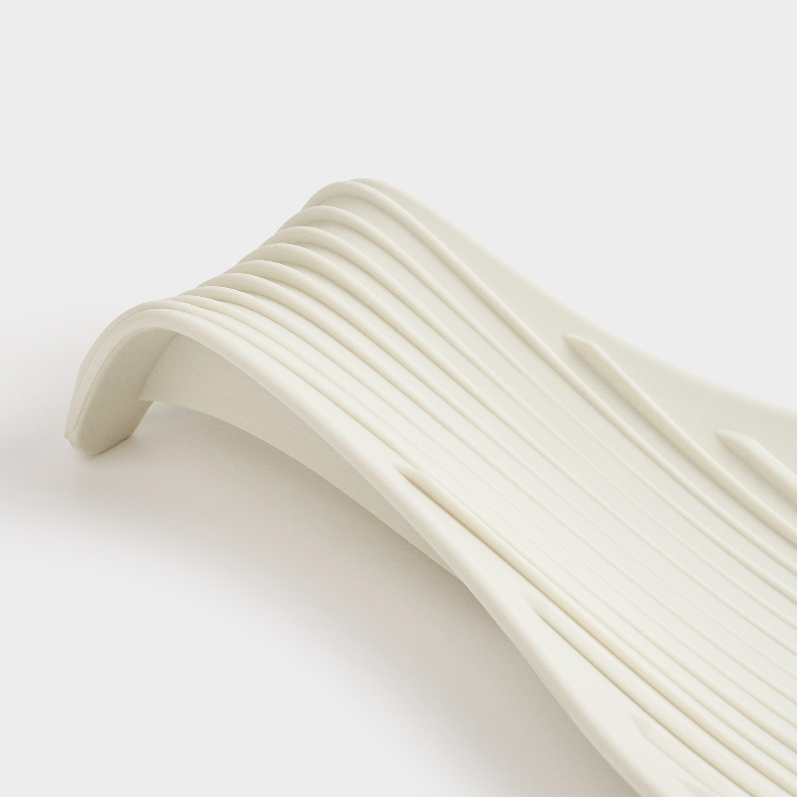 Spoon stand, 22 cm, silicone, beige, Wavelet, image-8