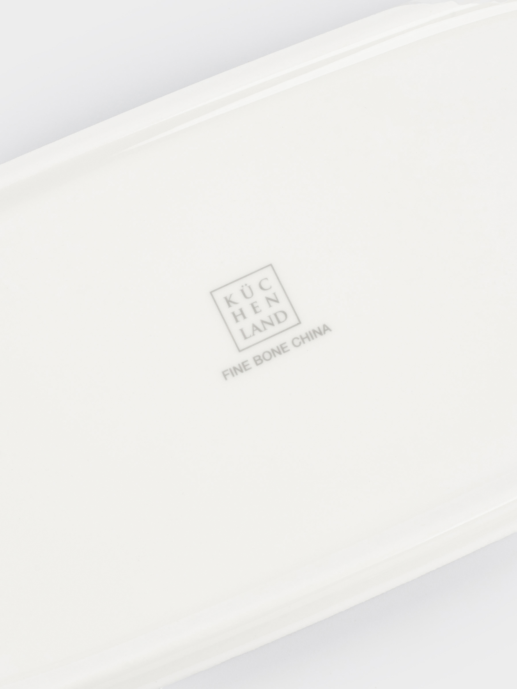 Dish, 25x11 cm, porcelain F, oval, white, Ideal silver, image-2