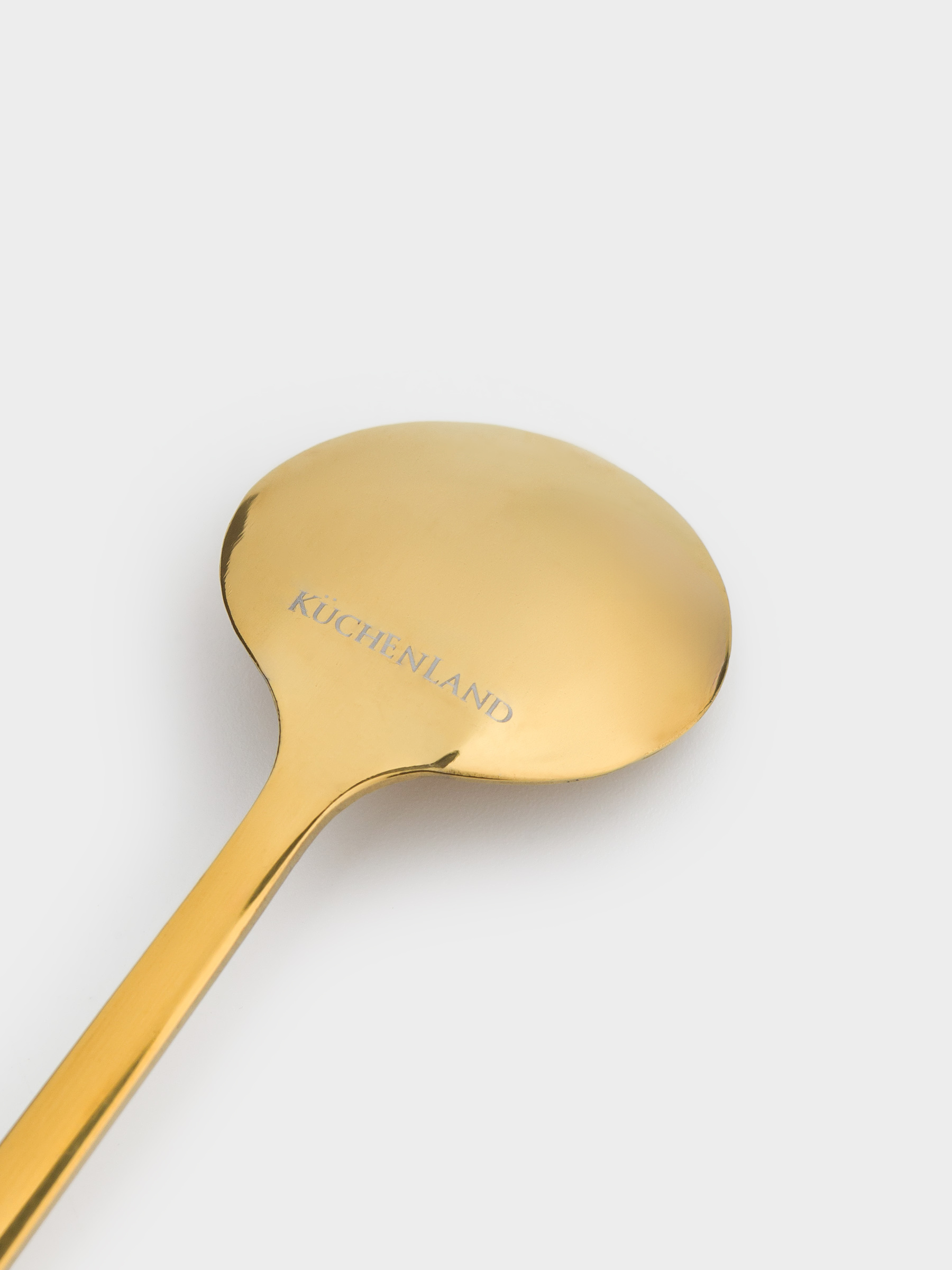 Dessert spoon, 19 cm, steel, golden, Turtle, Grand turtle, image-3