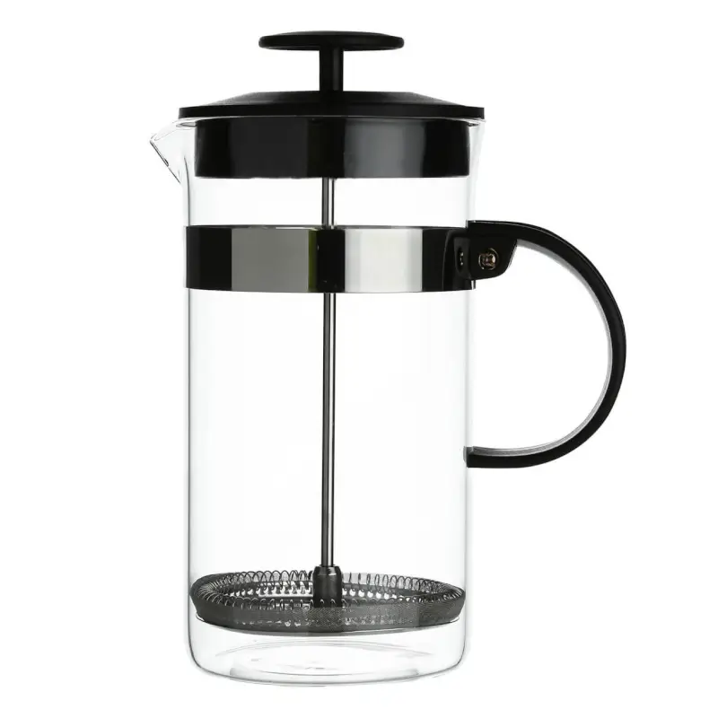 French press, 1 l, used glass / steel, Flavor