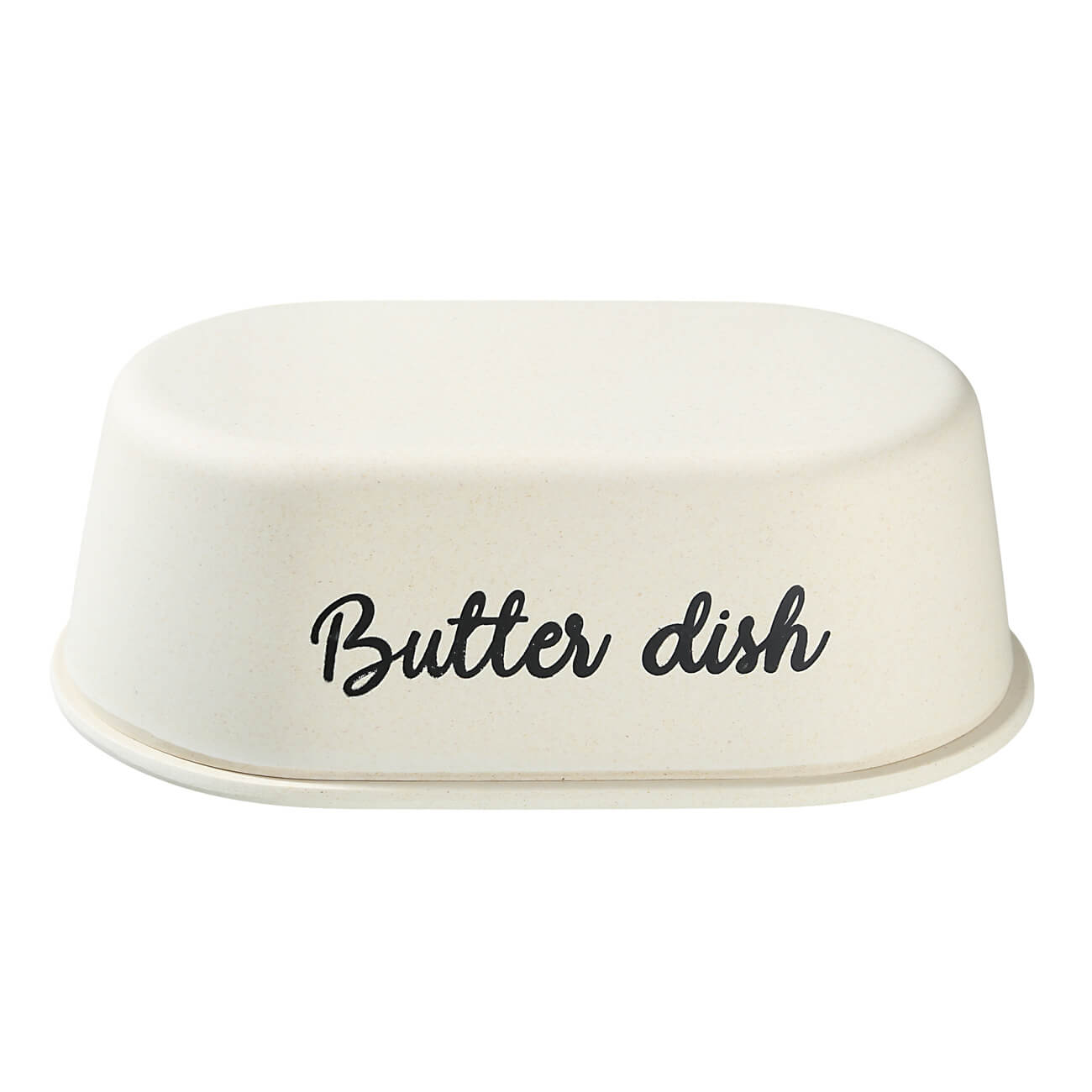 Butter dish, 16 cm, bamboo, oval, Crиme