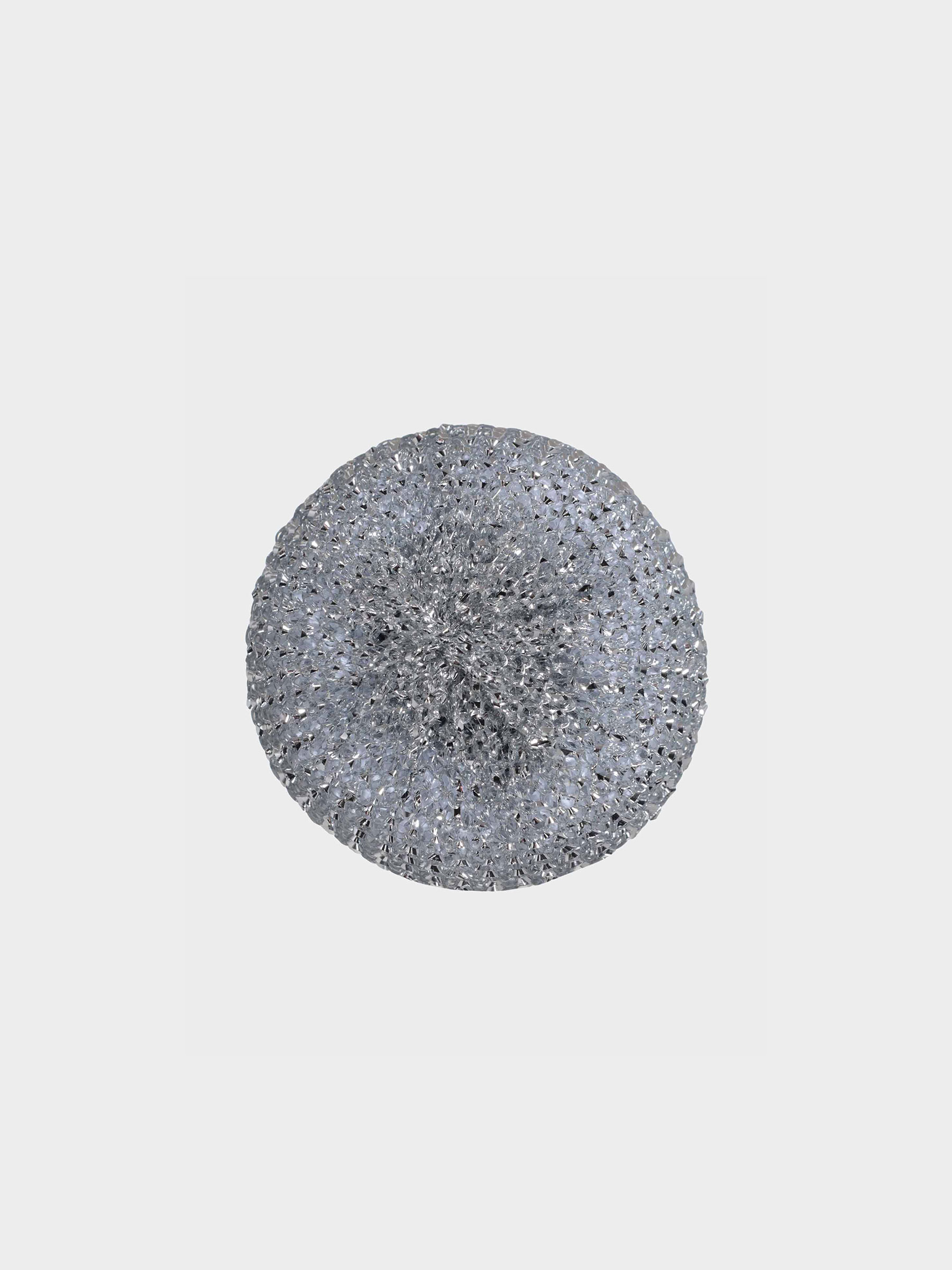 Detergent dispenser, 250 ml, organizer, with sponge, polyresin / plastic, Grey, Grey steel, image-3