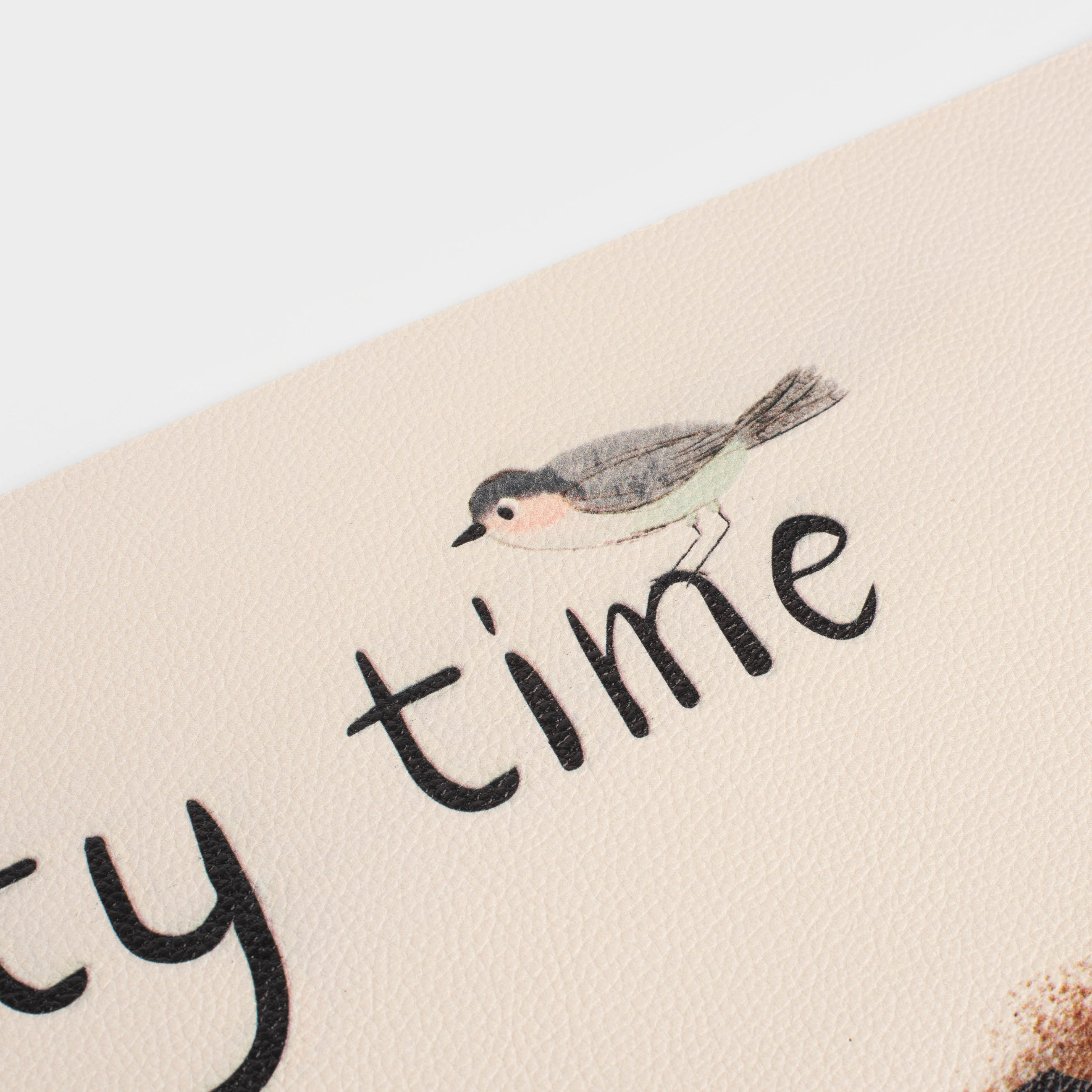 Placemat, 33x46 cm, PVC, rectangular, beige, Tasty time, Rock print, image-4