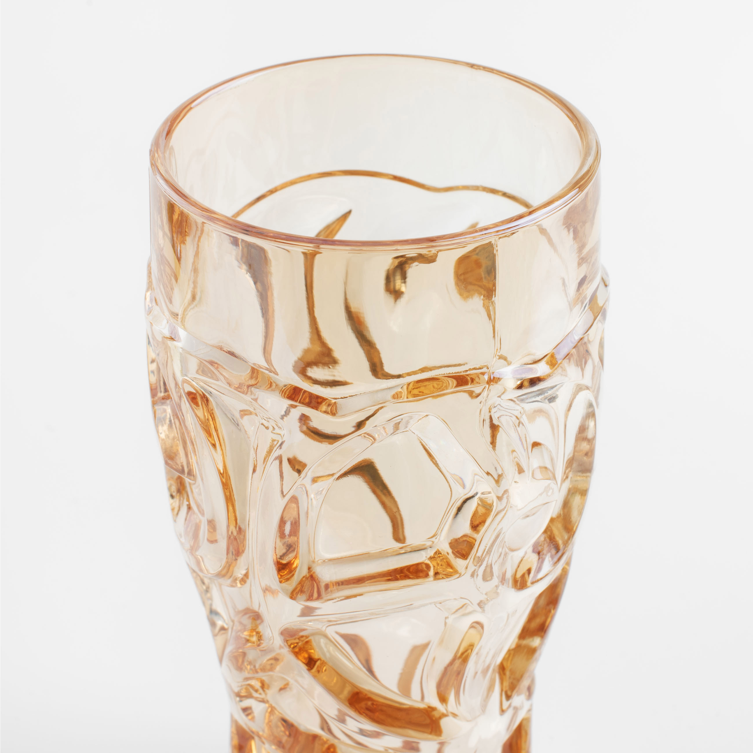 Glass, 15 cm, 270 ml, glass R, amber, Patterns, Gala
