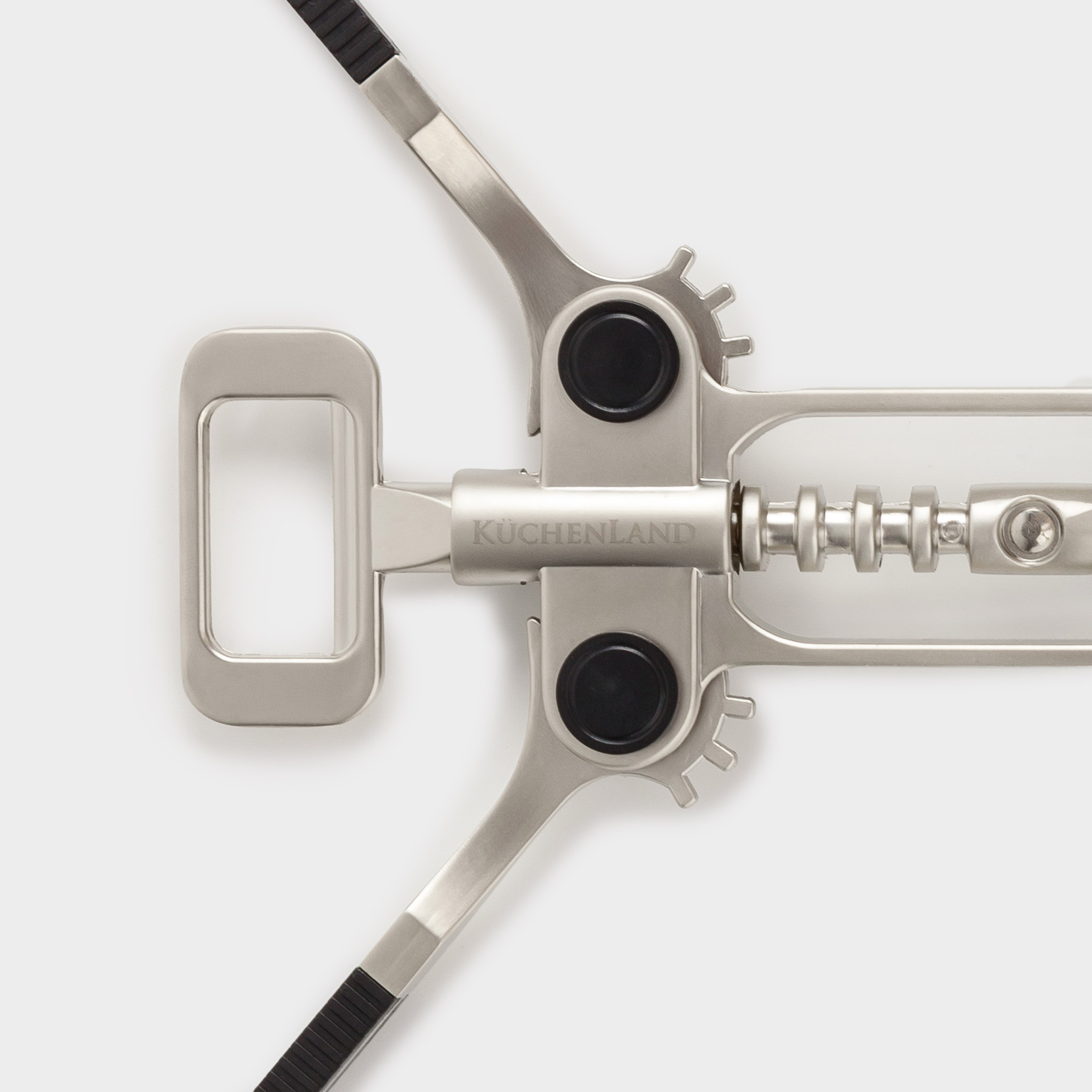 Lever corkscrew, 18 cm, metal / plastic, Accelerated, image-5