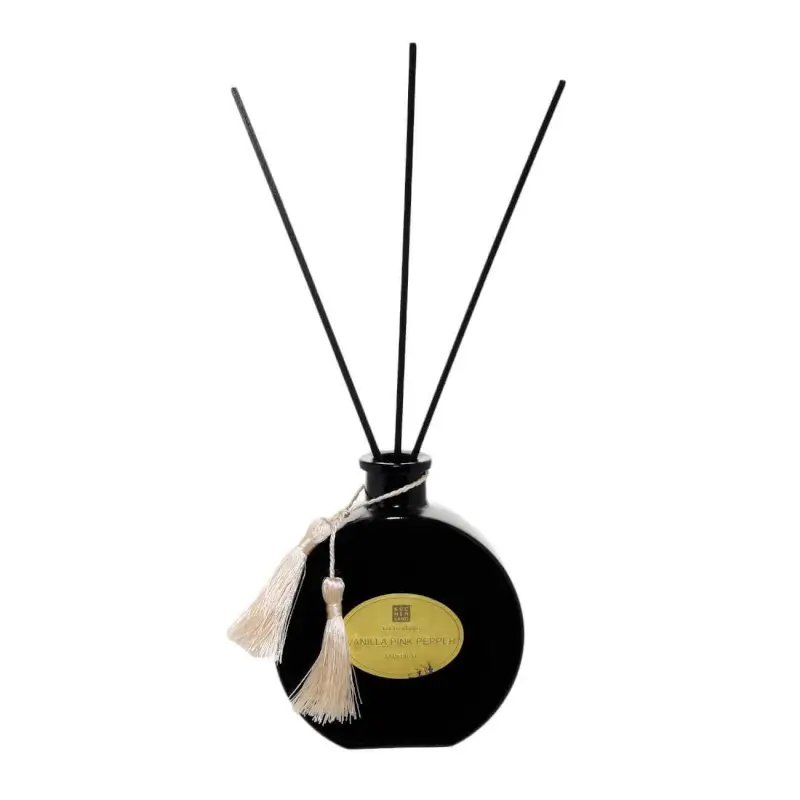 Aroma diffuser, 200 ml, with brush, beige, Vanilla Pink Pepper, Mistral
