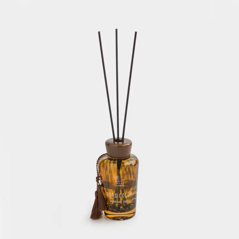 Aroma diffuser, 200 ml, with fringe, Musk and Sage, Animal pattern, Nors color ,image-0