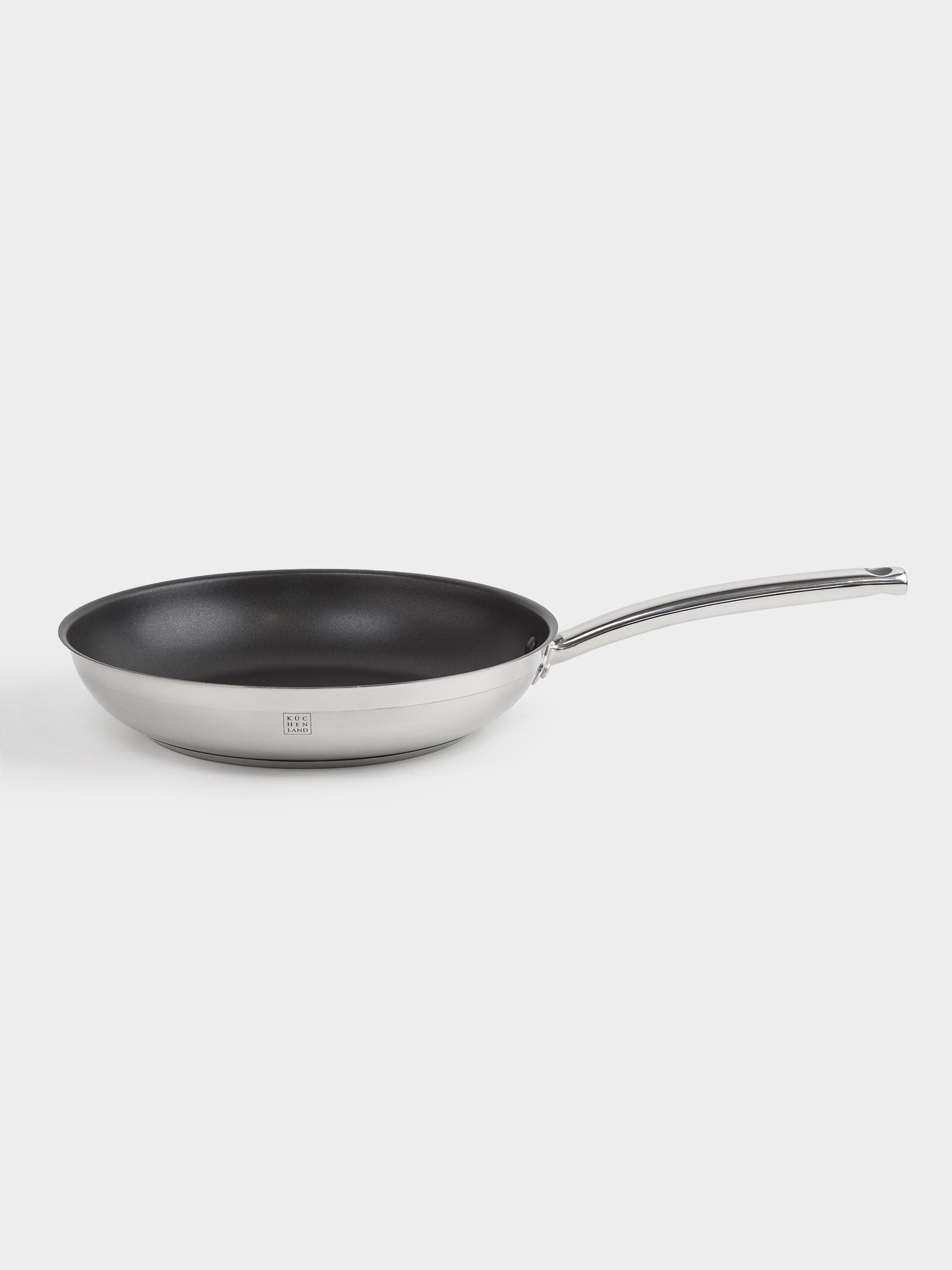 Frying pan, 28 cm, coated, steel, Silver Stone, image-1