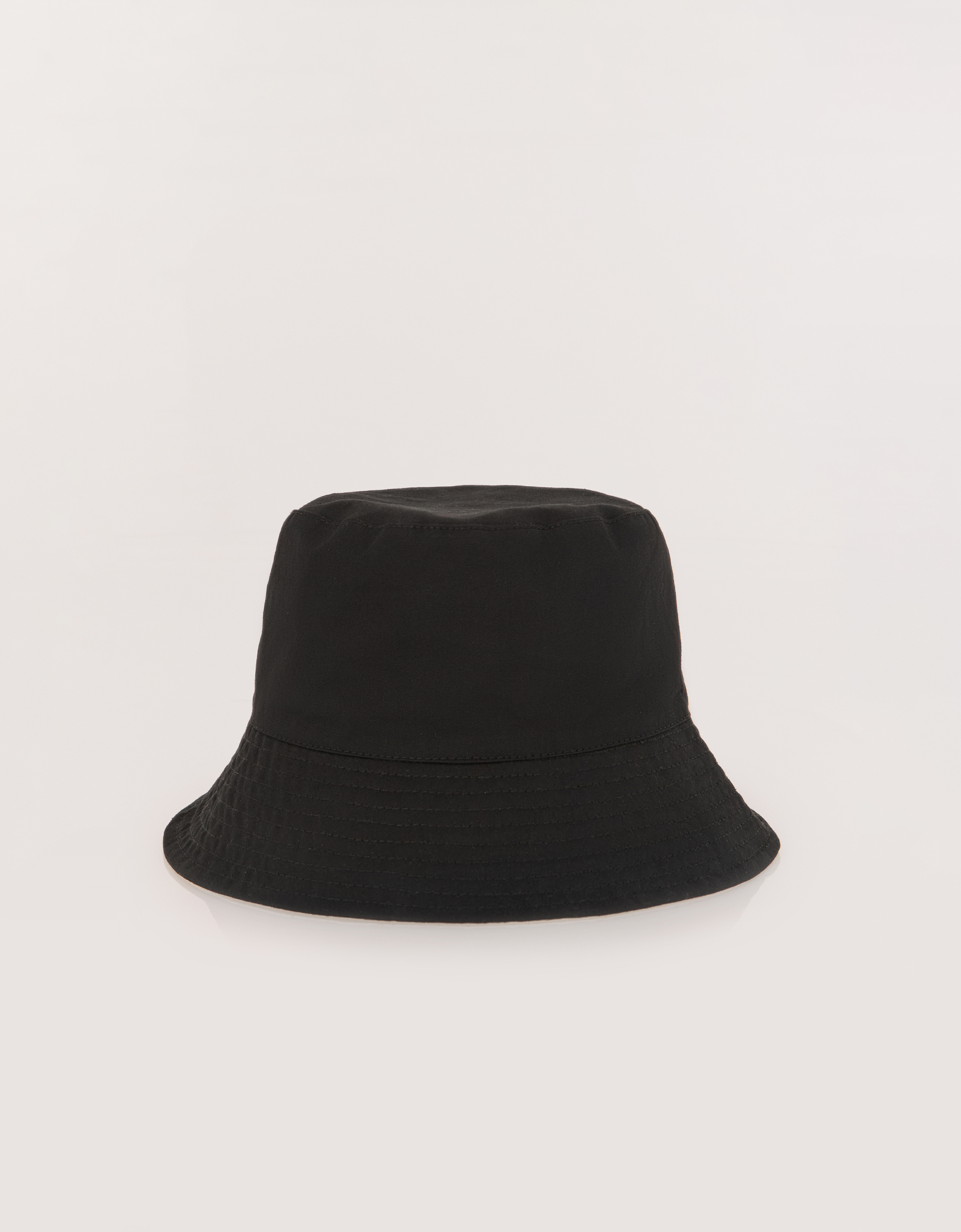 Panama hat, 57 cm, single size, double-sided, cotton, black / milk, Shore, image-0