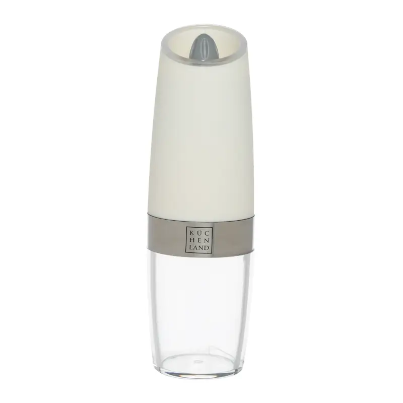 Spice mill, 20 cm, Gravity, Plastic / Acrylic, LED W, White, Spicy ,image-0