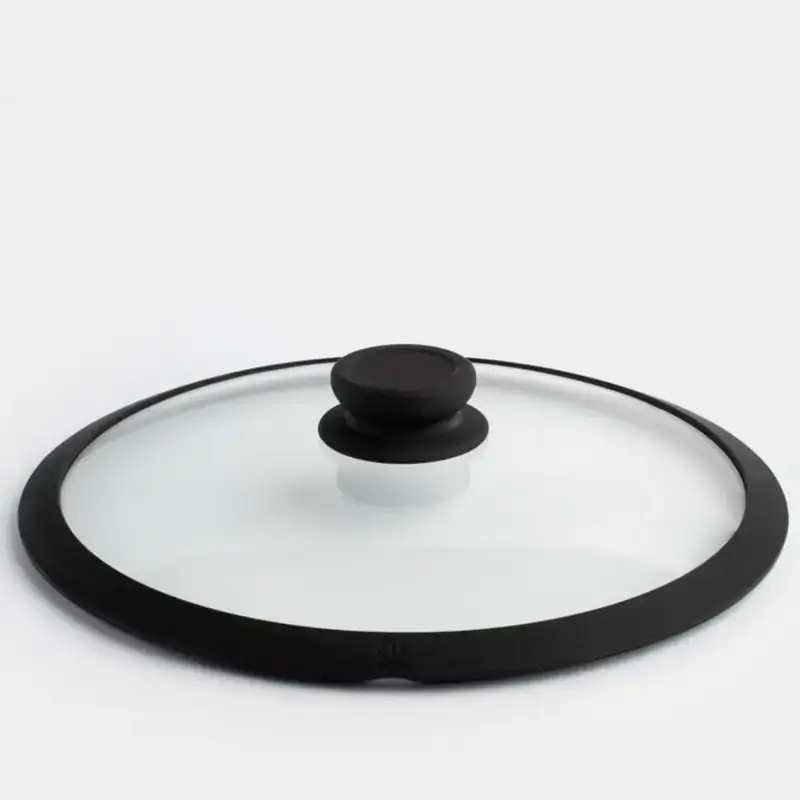 Lid, 28 cm, glass T / silicone, Solution accessory, image-0