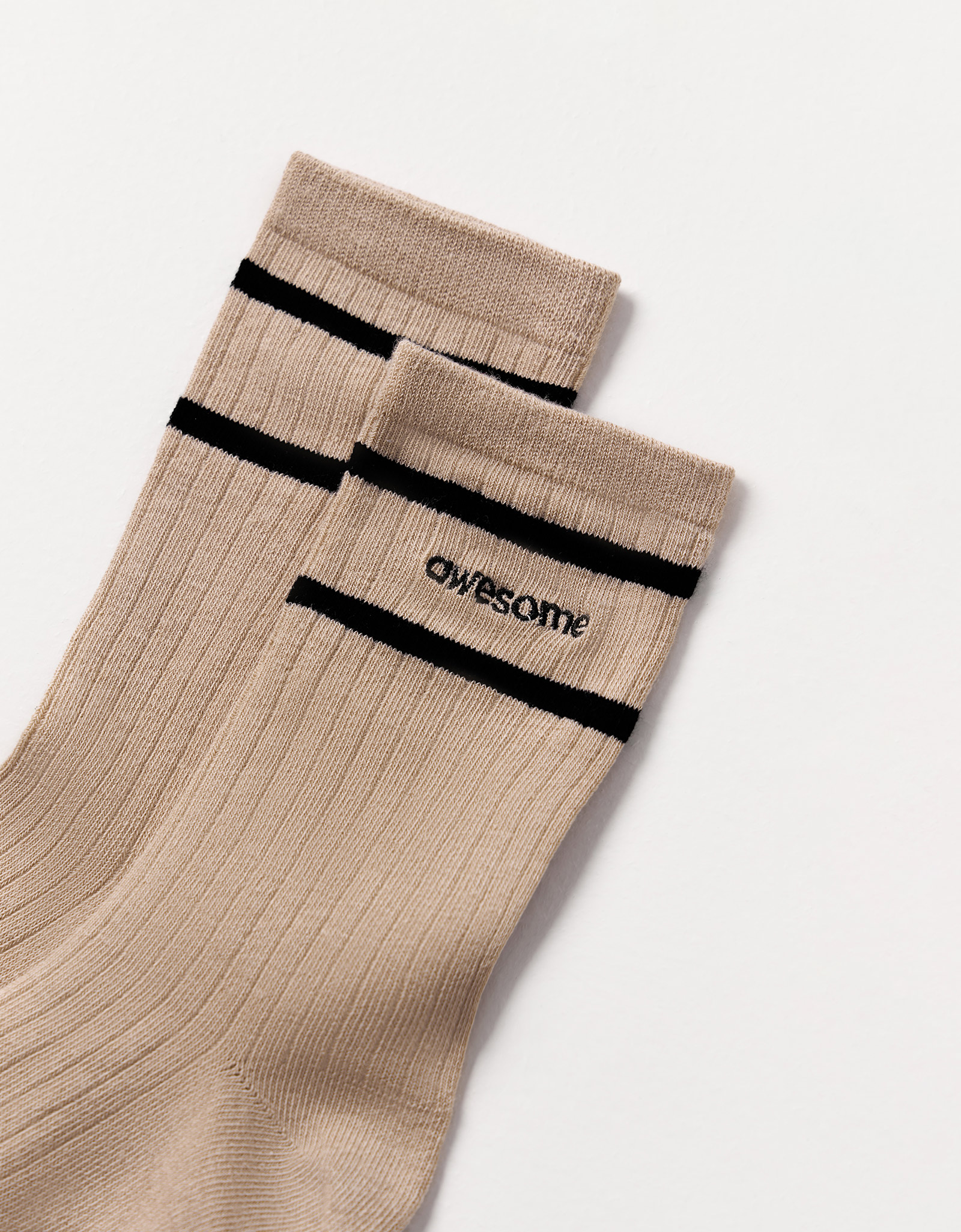 Women's socks, size 36-38, cotton / polyester, black, Twice, Rib font