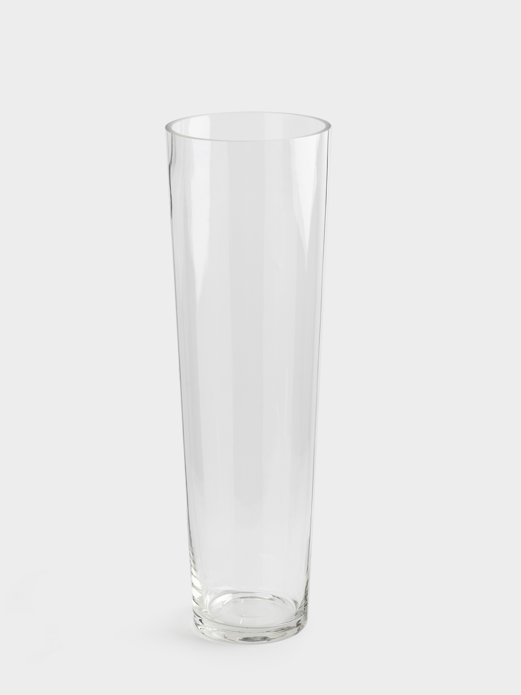 Flower vase, 40 cm, glass, Clear, image-0