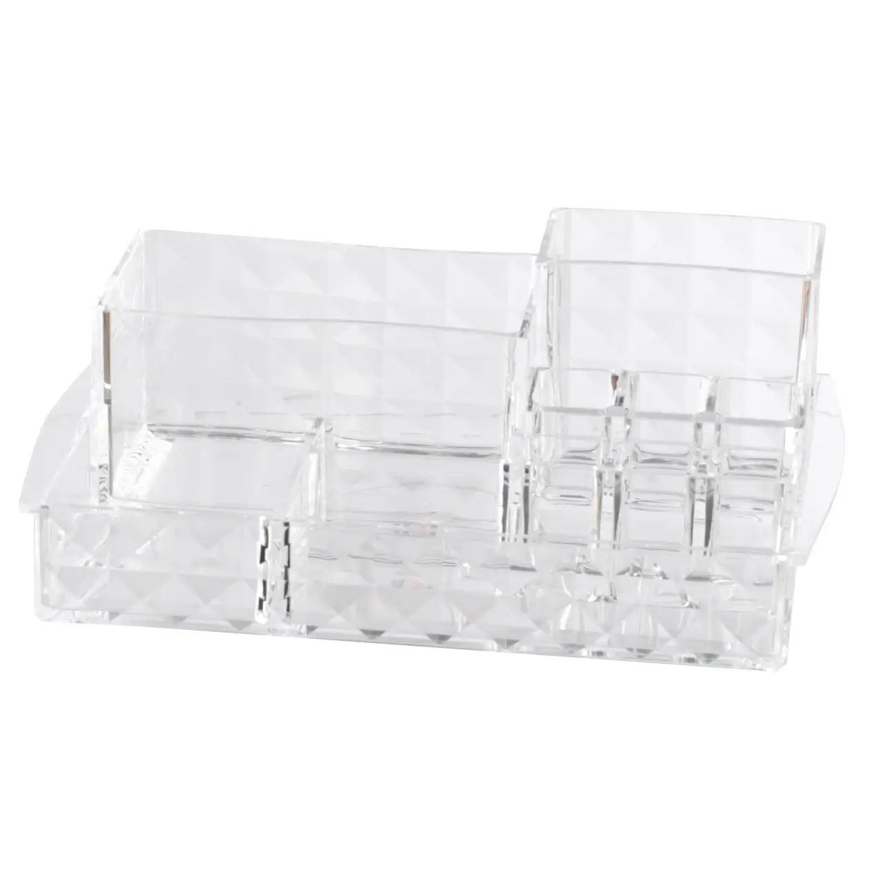 Organizer for cosmetics, 24x18 cm, 11 otd, acrylic, Kandy, image-0