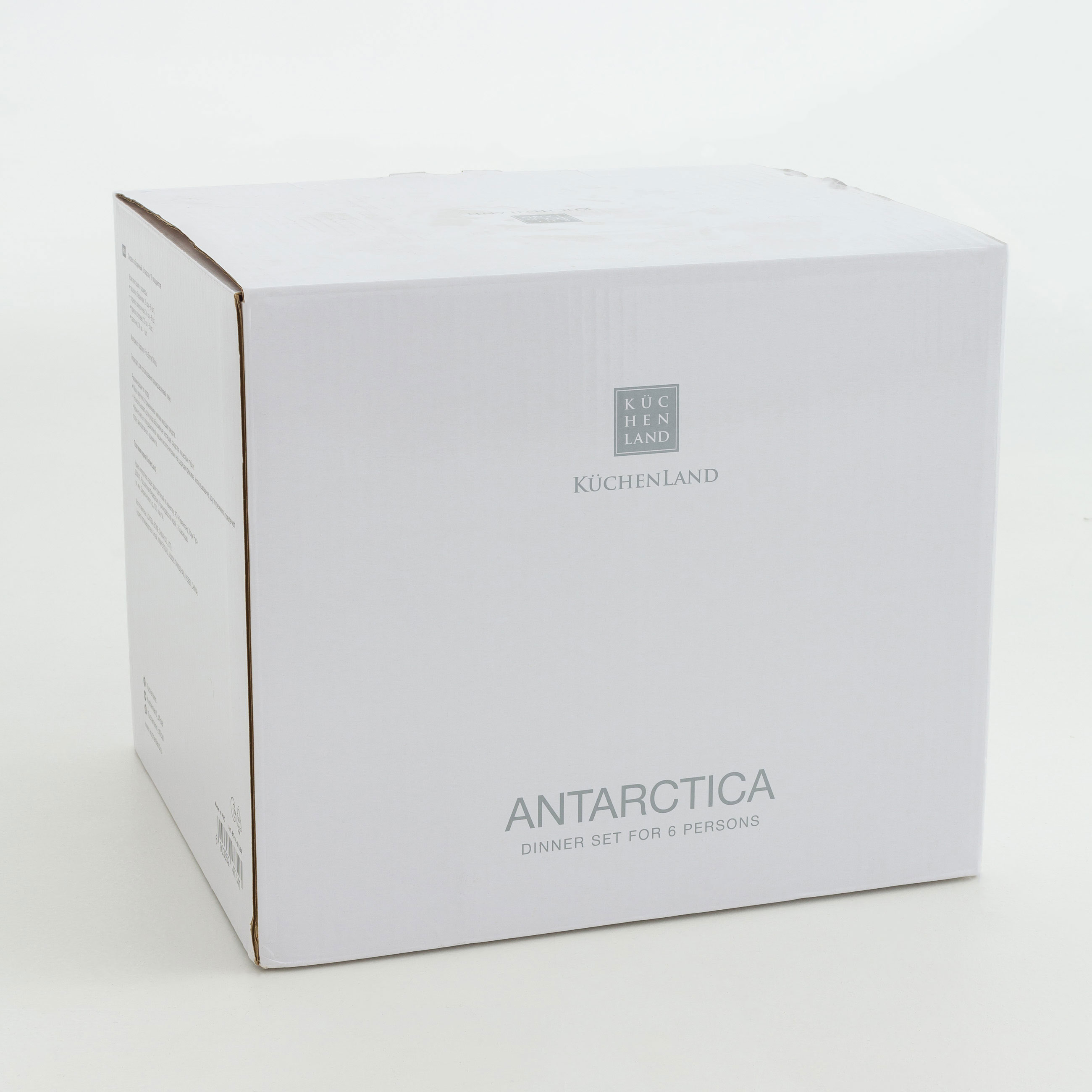 Dining set, 6 pers, 19 pr, porcelain F, Antarctica