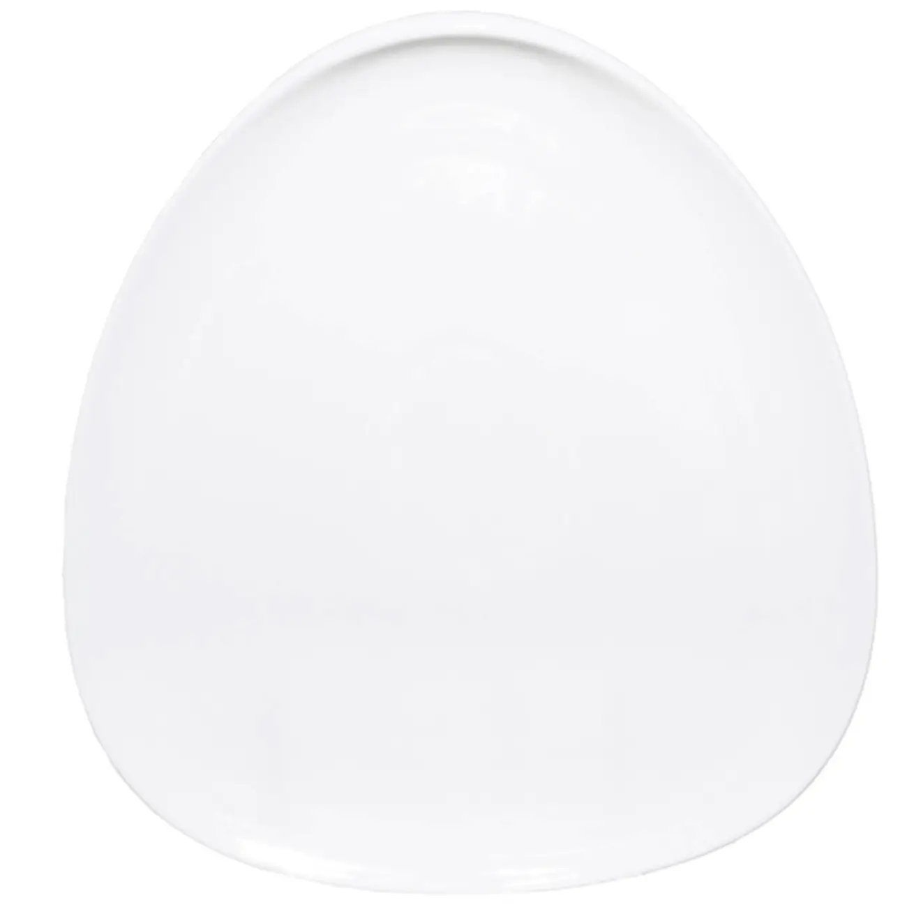 Dinner plate, 27x25 cm, porcelain P, white, Synergy, image-0