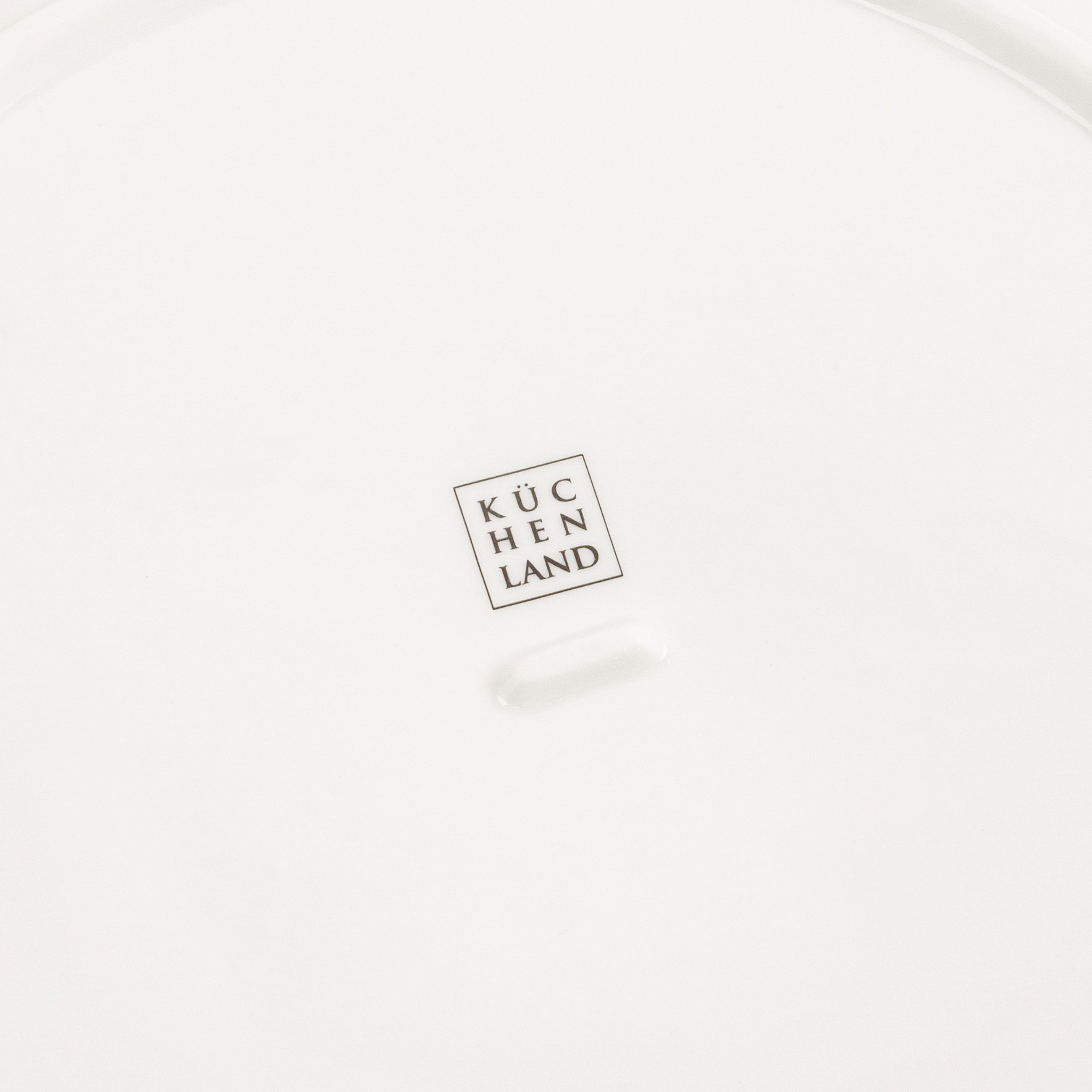 Dinner plate, 25 cm, porcelain P, with golden edging, Crumpled effect, Crumple gold